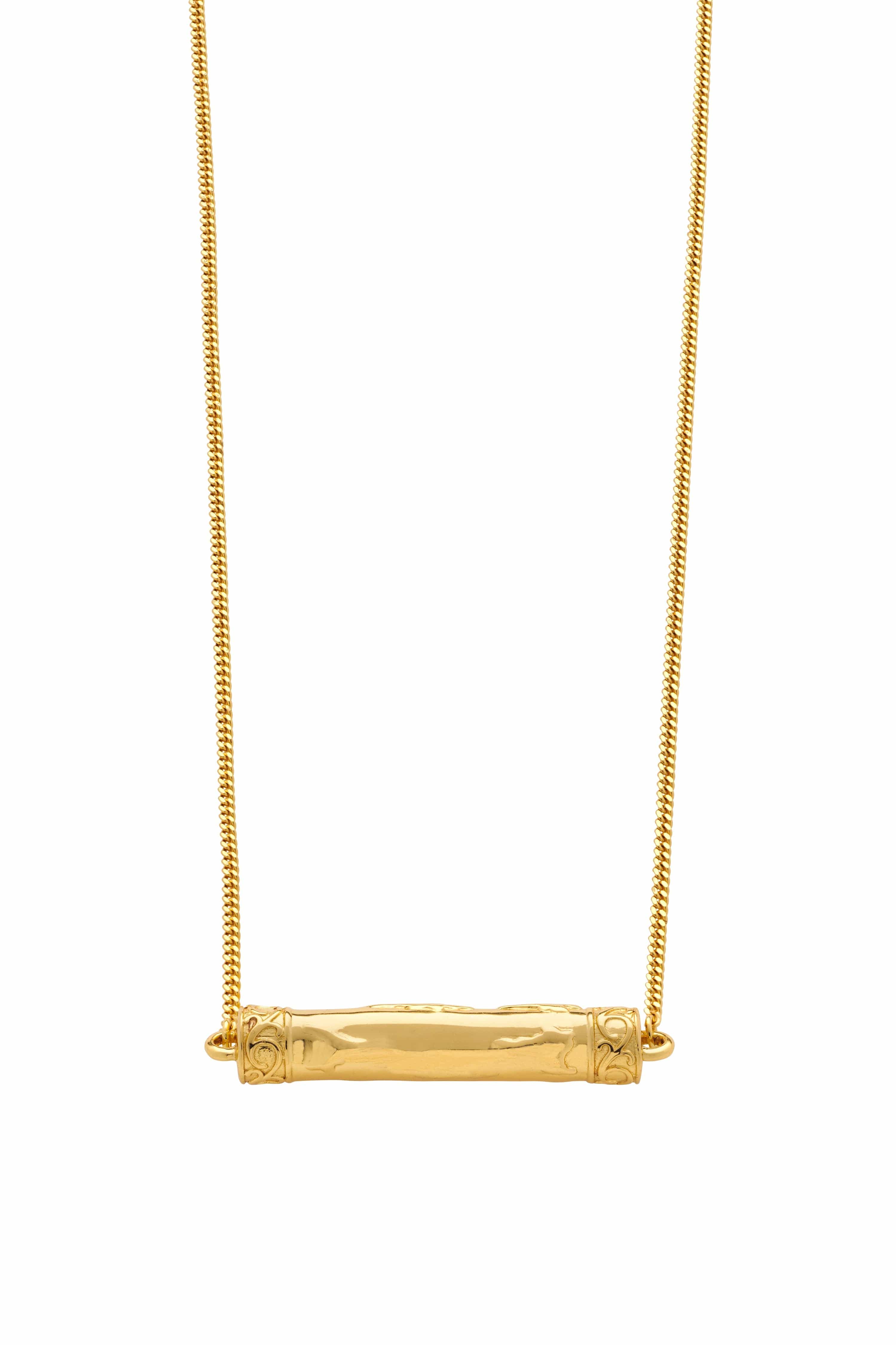 Dear Letterman Necklace Alina Gold Pendant Necklace