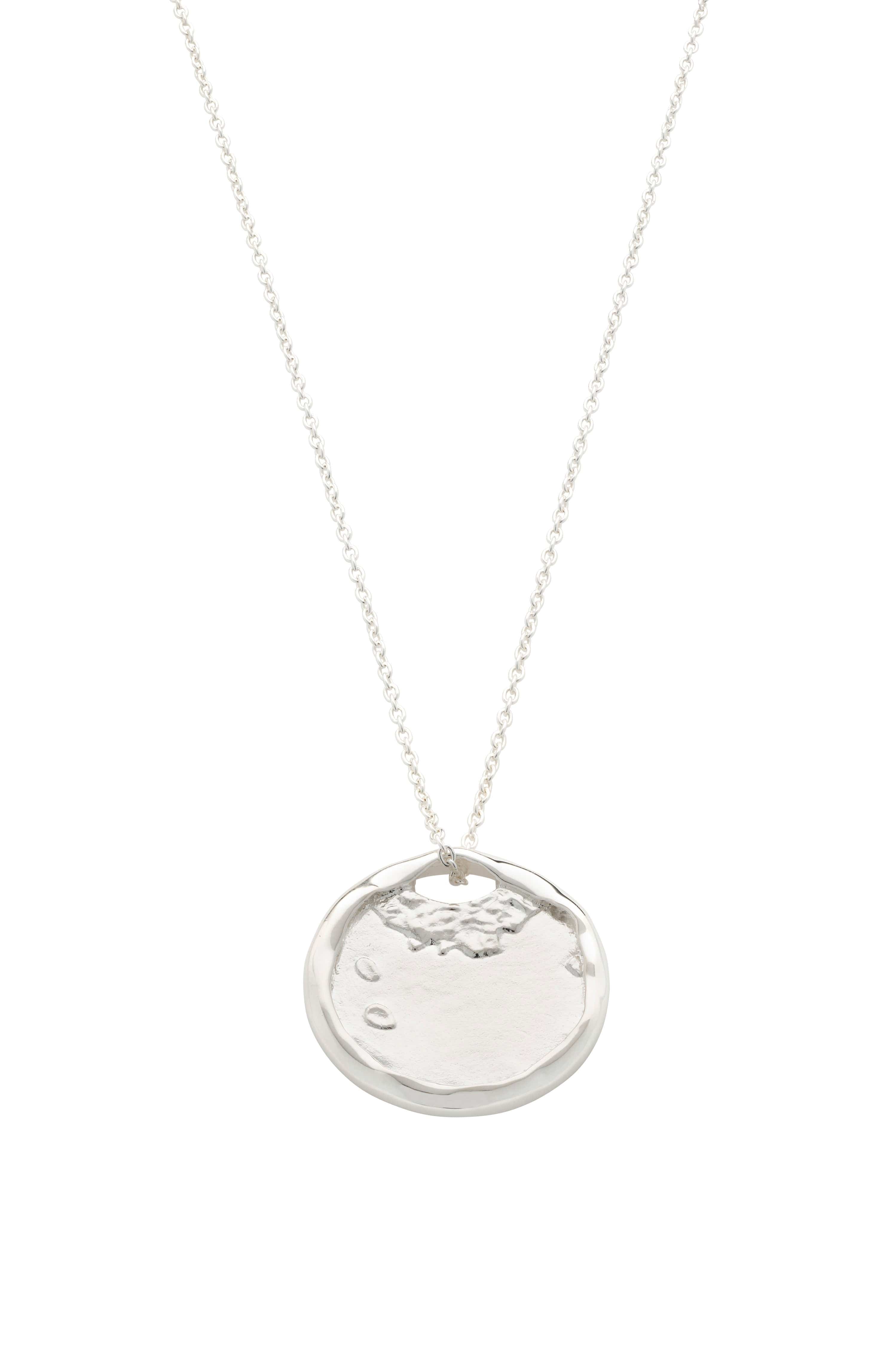 Dear Letterman Necklace Hel'm Silver Necklace