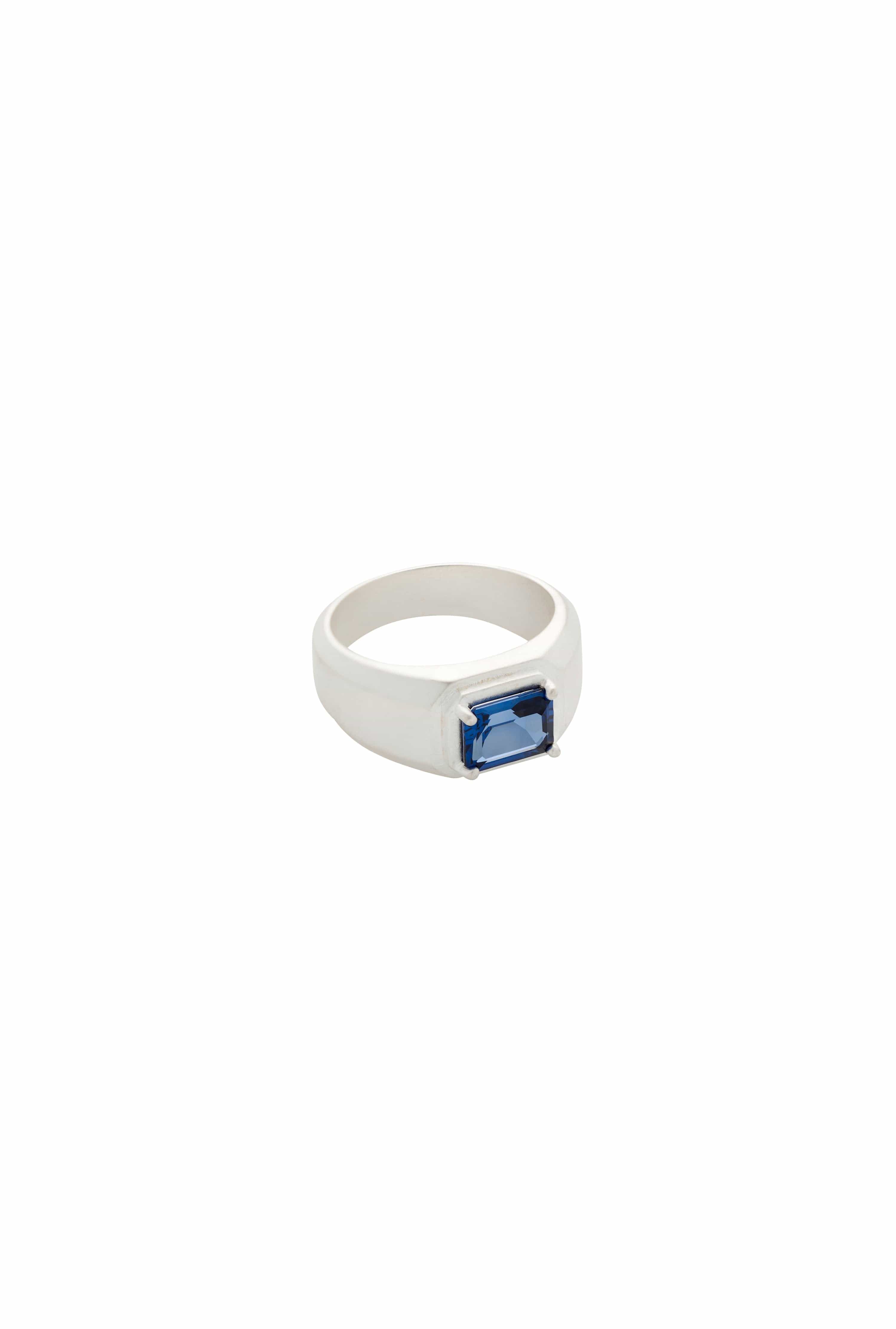 Dear Letterman Ring Joud Sapphire Bold Ring