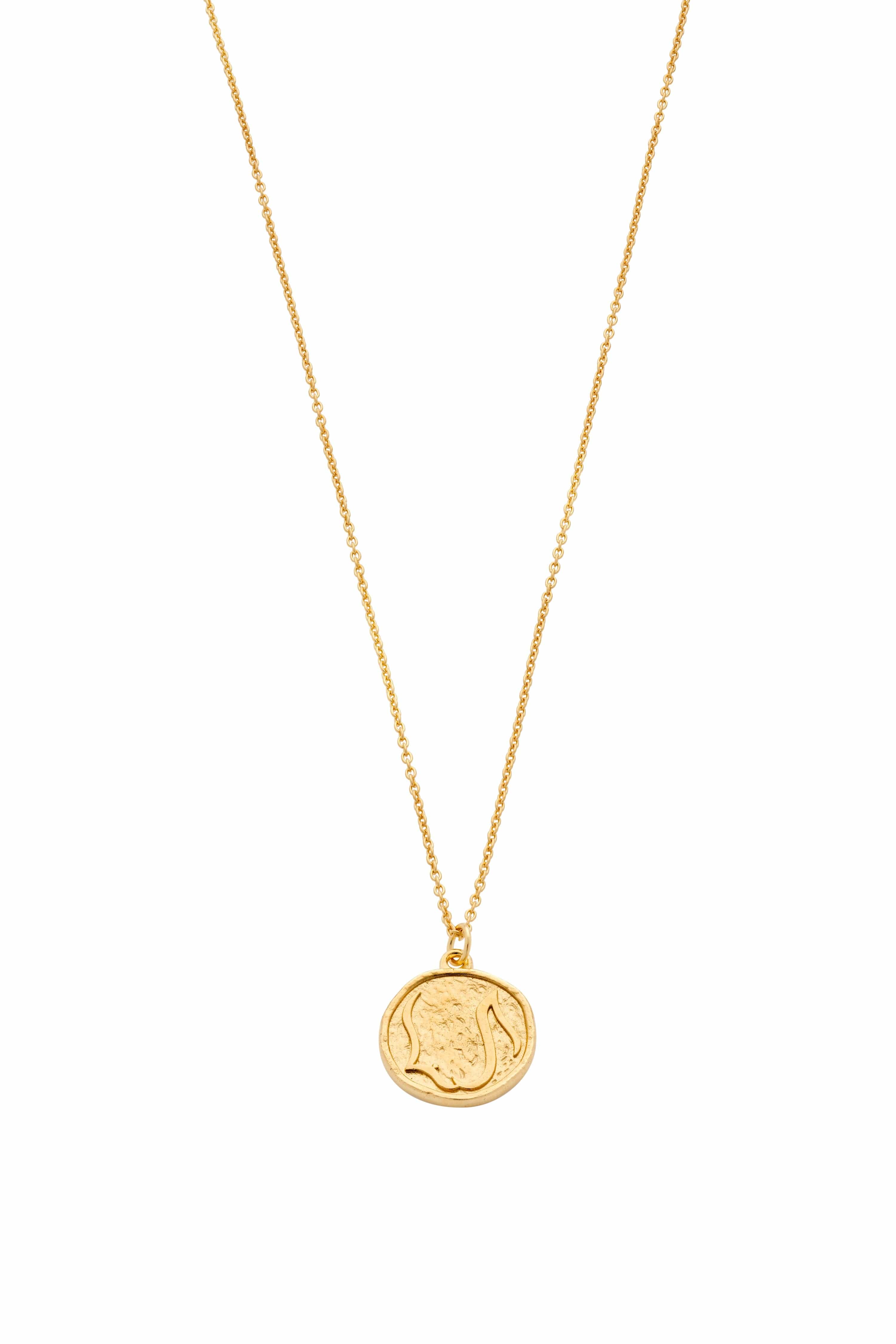 Dear Letterman Necklace Koun Gold Necklace