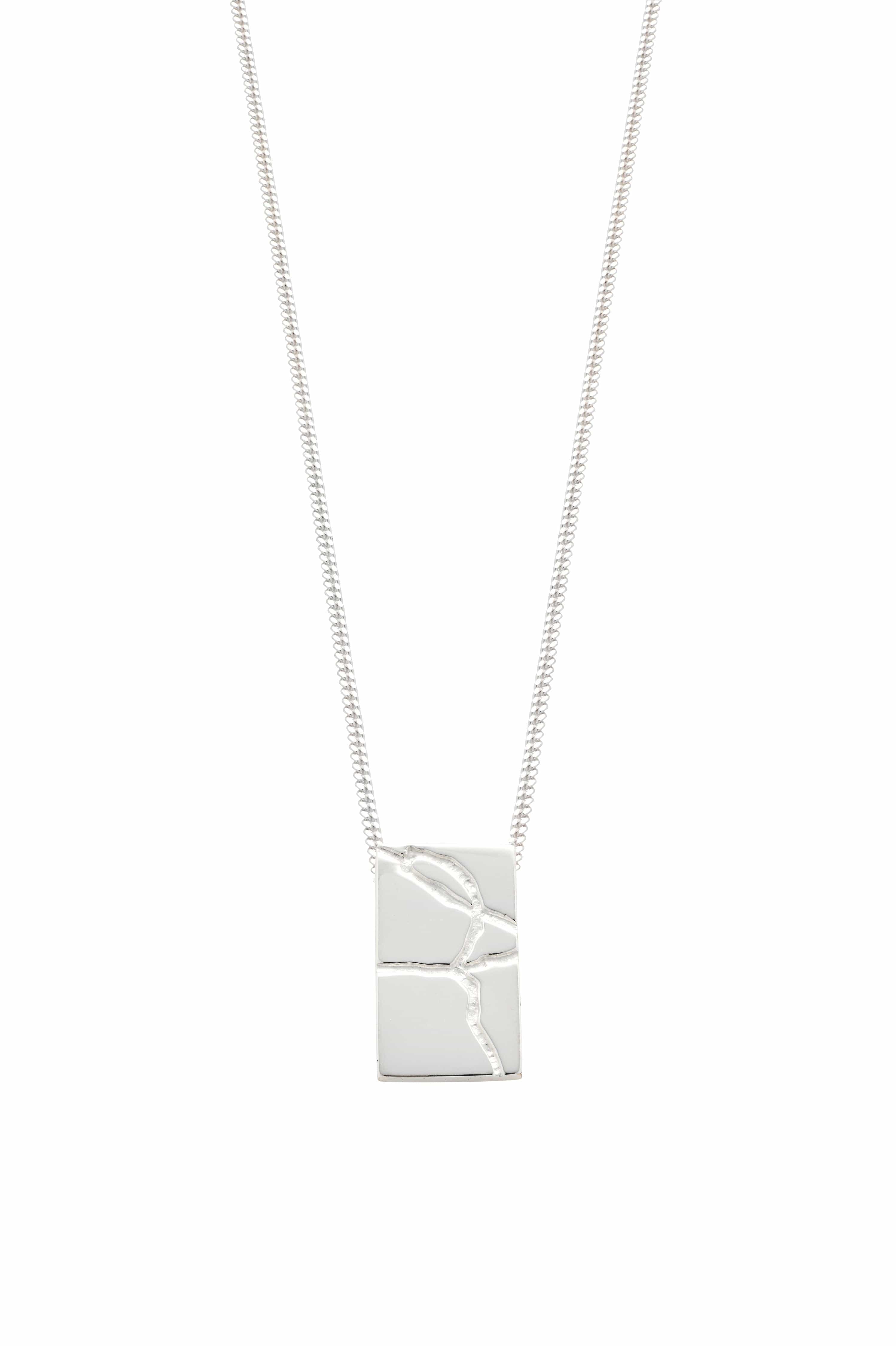 Dear Letterman Necklace Leem Silver Necklace