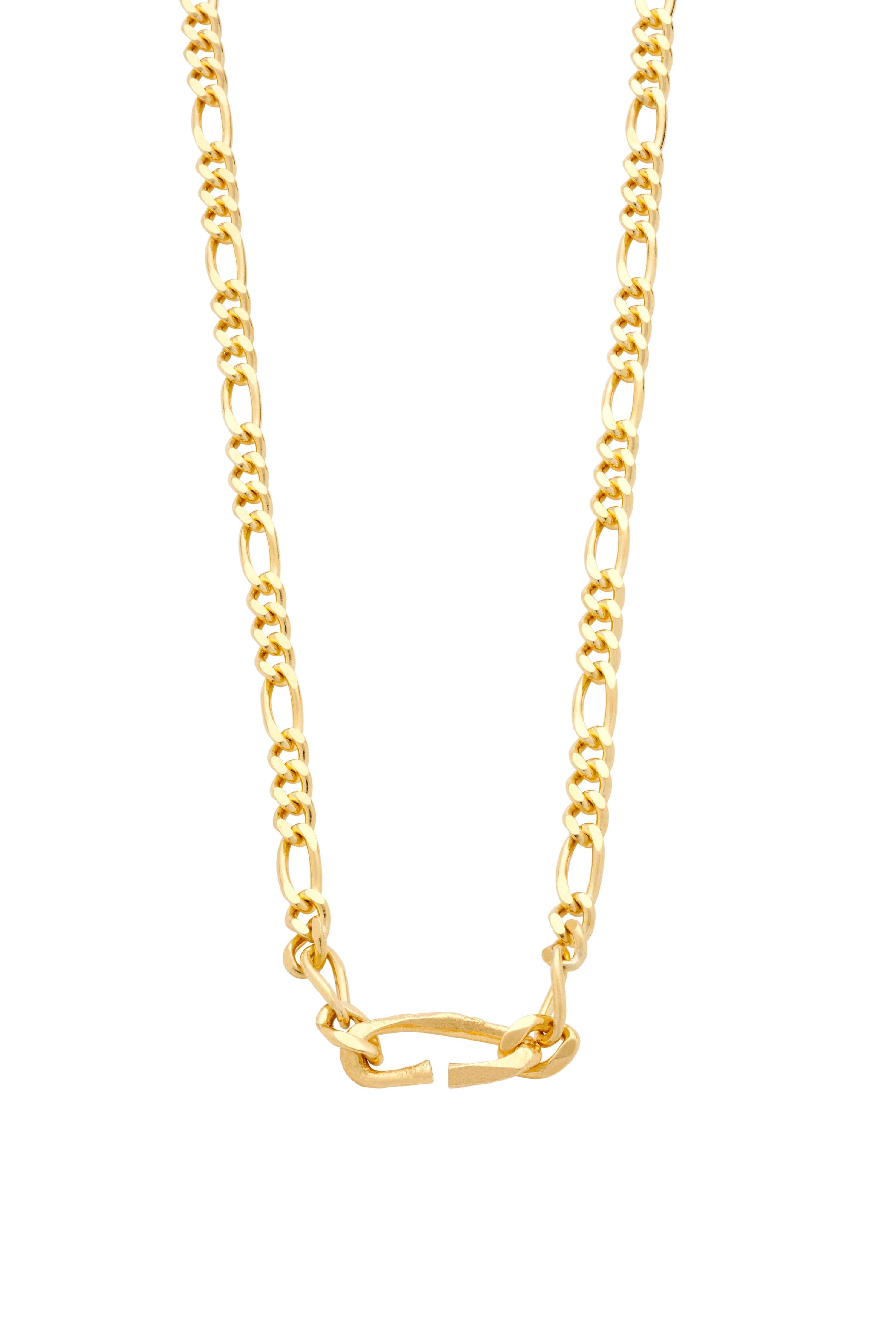 Dear Letterman Necklace Masir Gold Bold Necklace