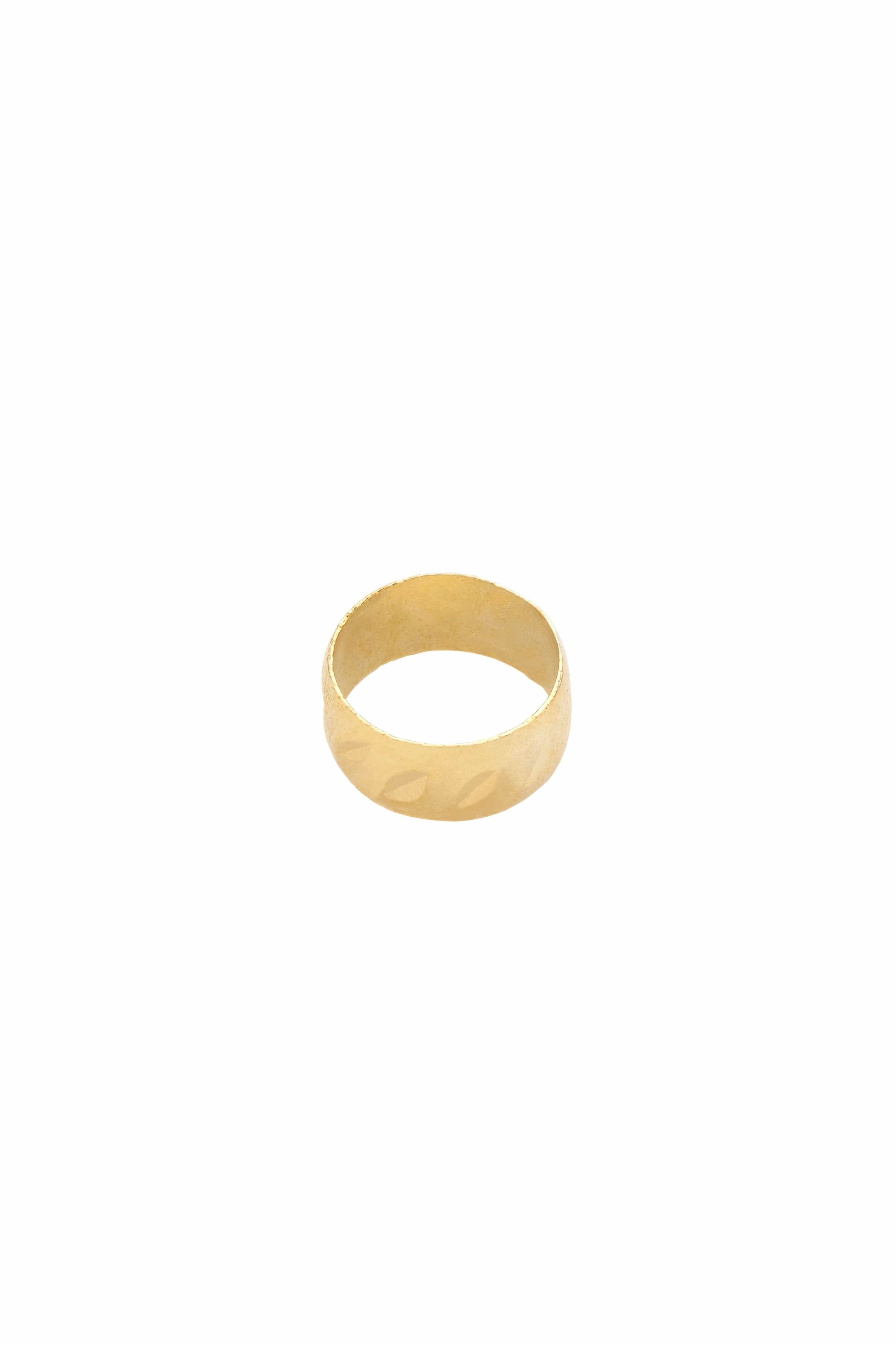 Dear Letterman Rings Masir Gold Ring