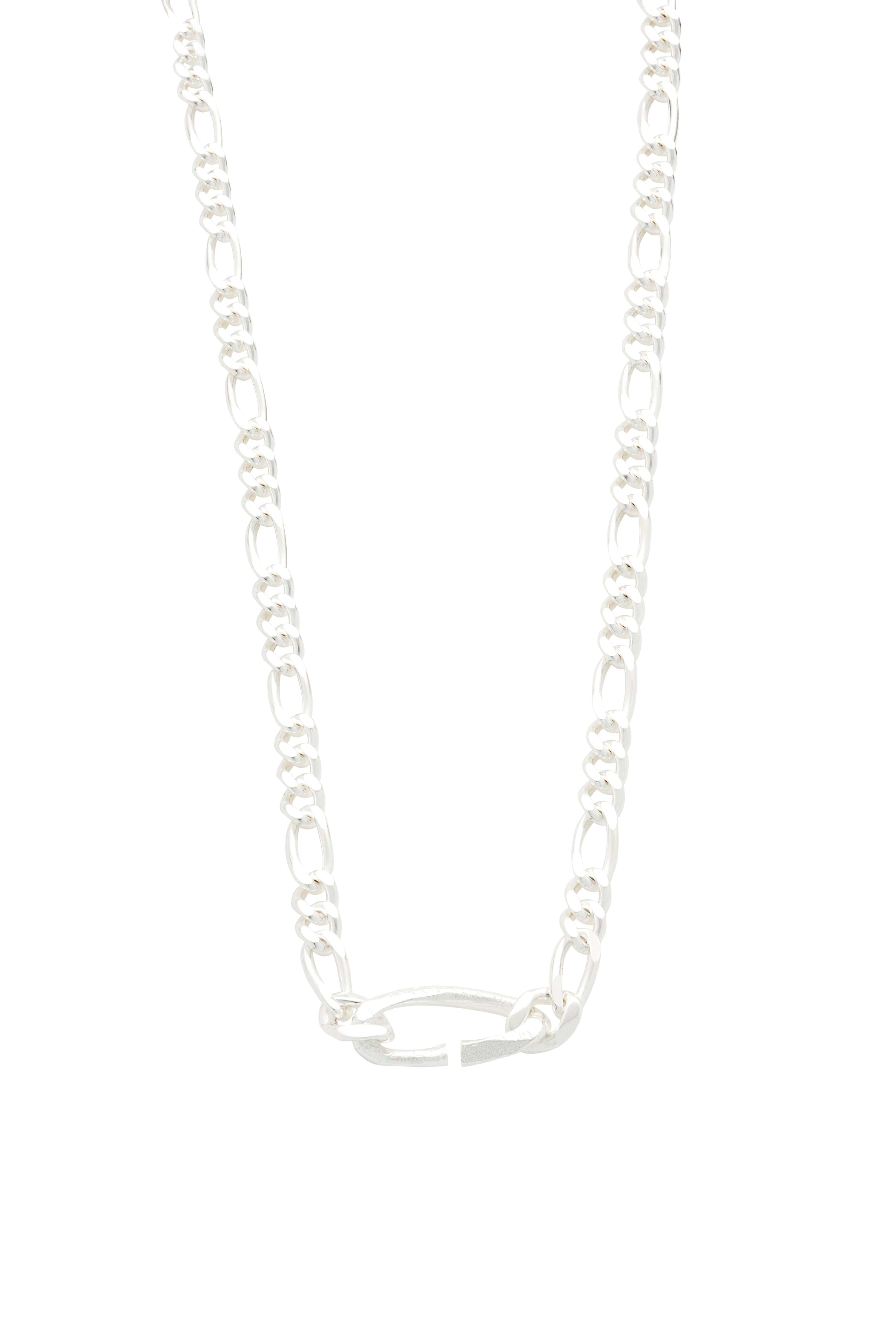 Dear Letterman Necklace Masir Silver Bold Necklace