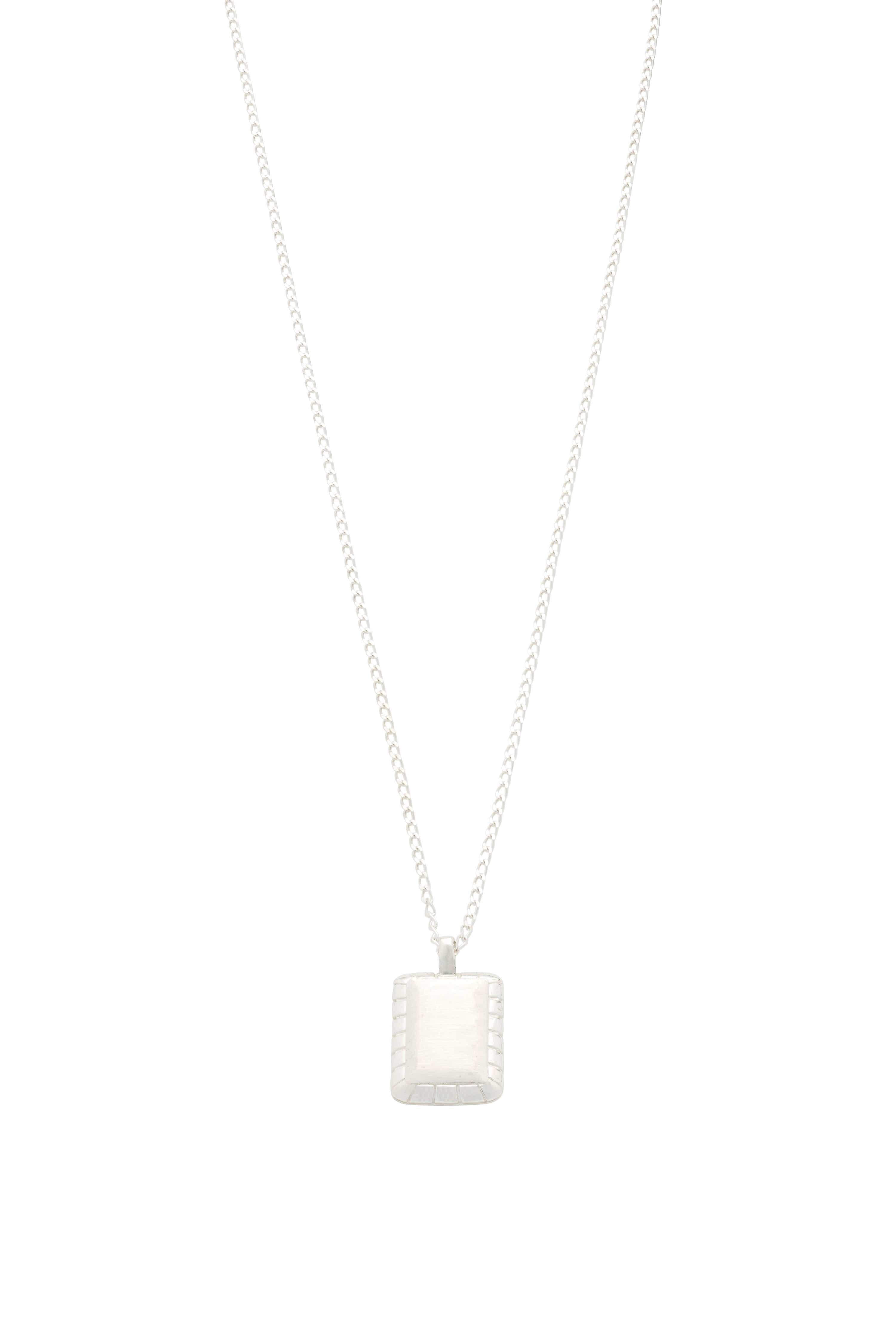 Dear Letterman Necklace Nadra Silver Necklace