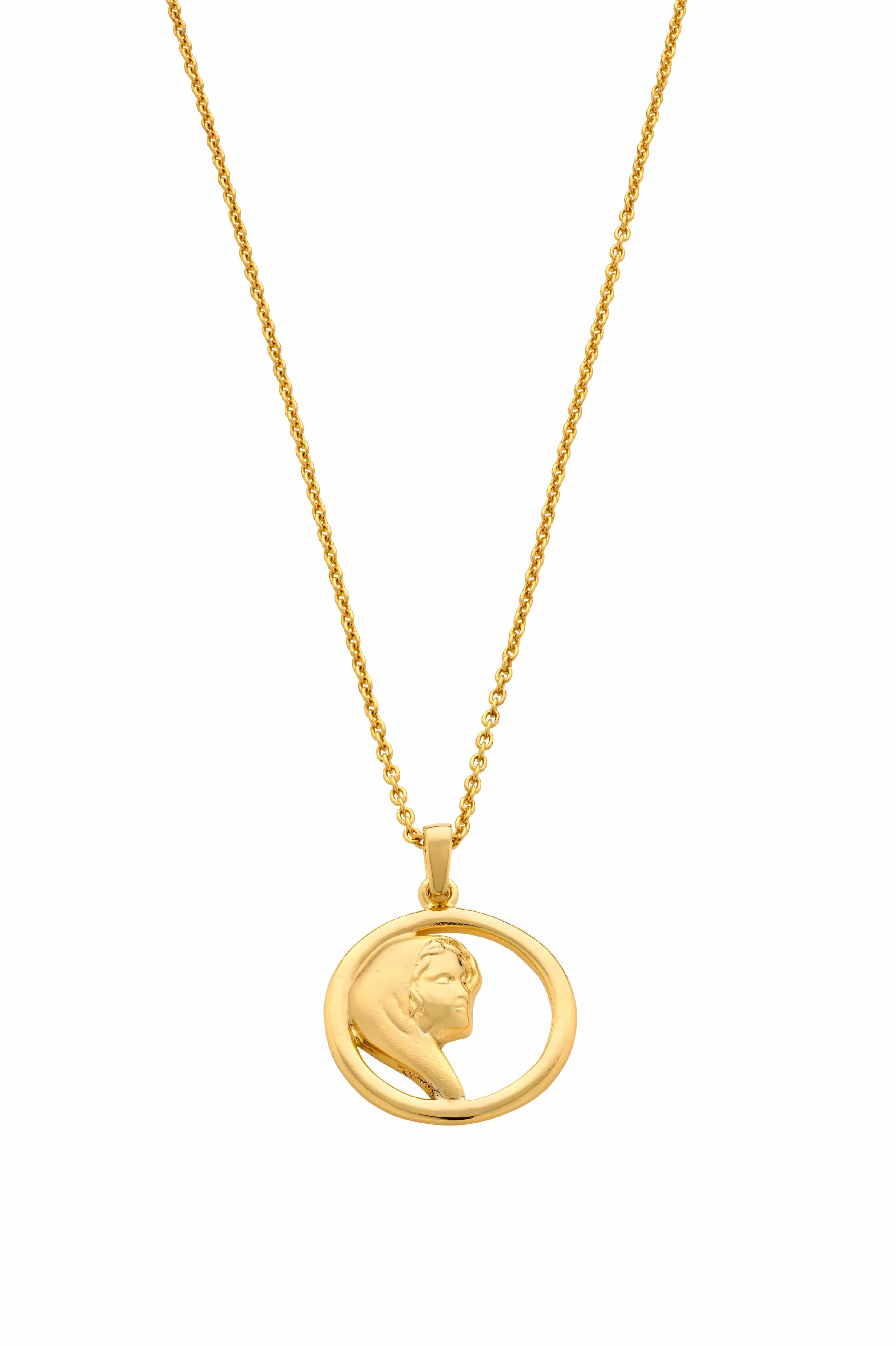 Dear Letterman Necklace Nuri Gold Necklace