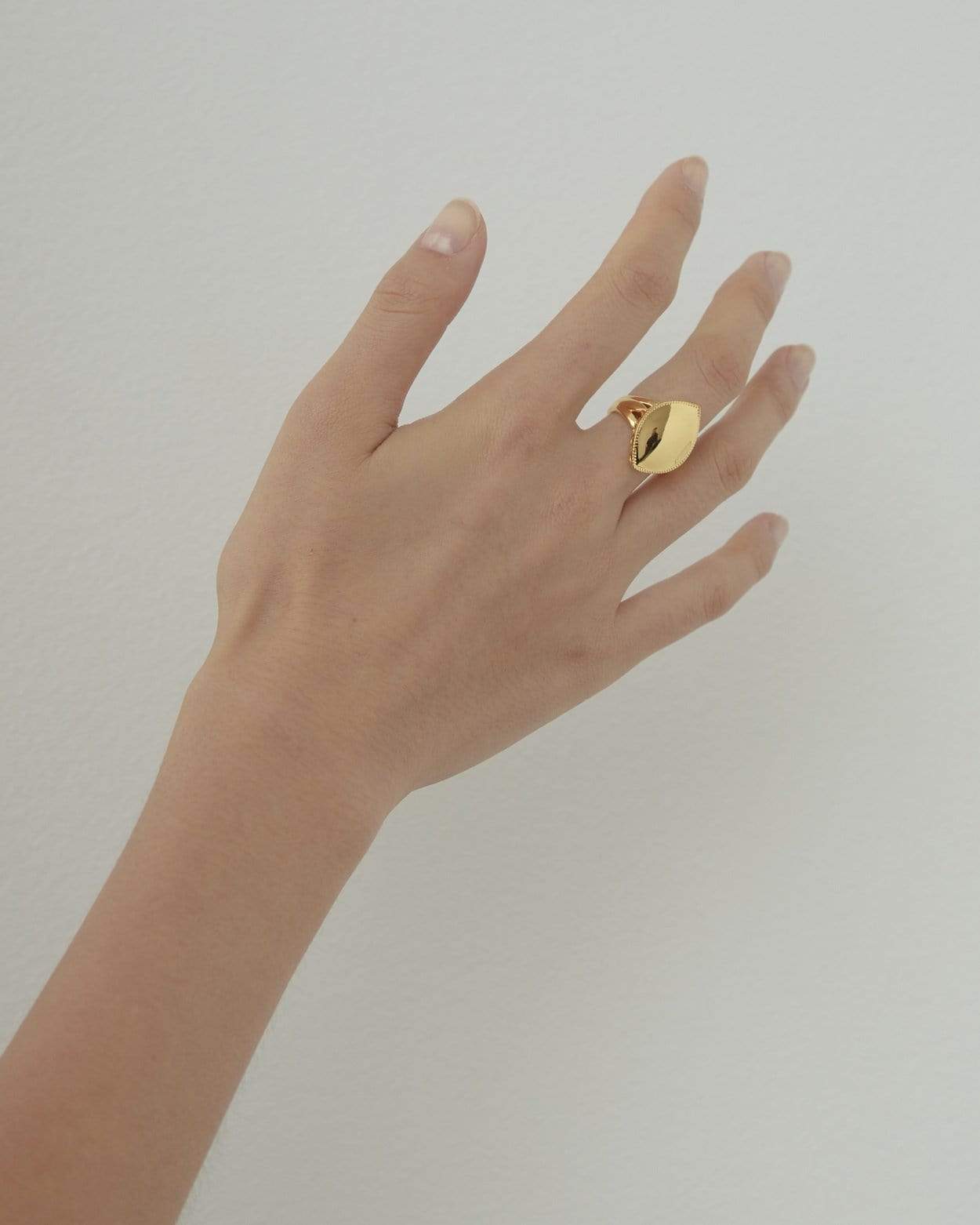 Dear Letterman Ring Aahil Gold Ring