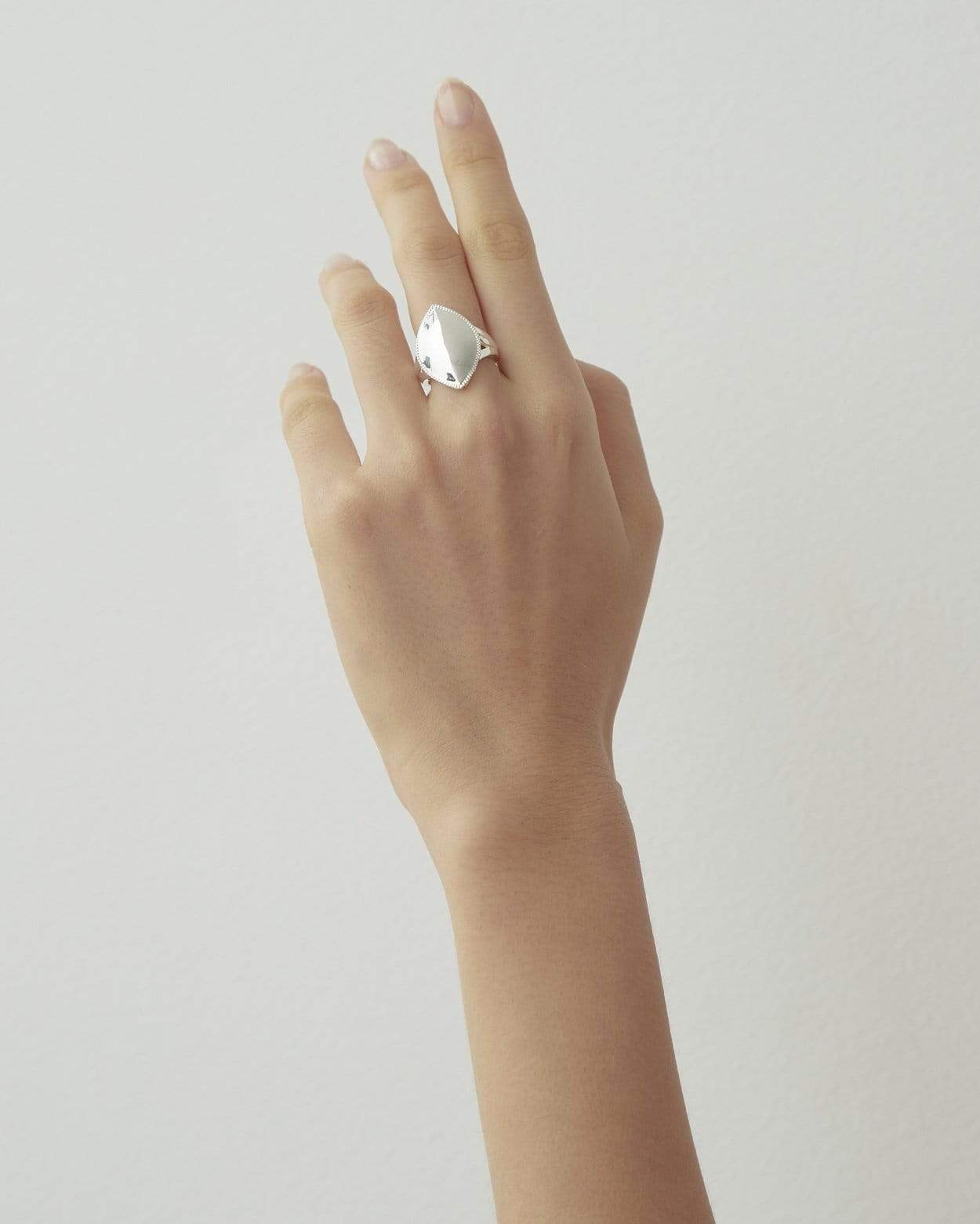 Dear Letterman Ring Aahil Silver Ring