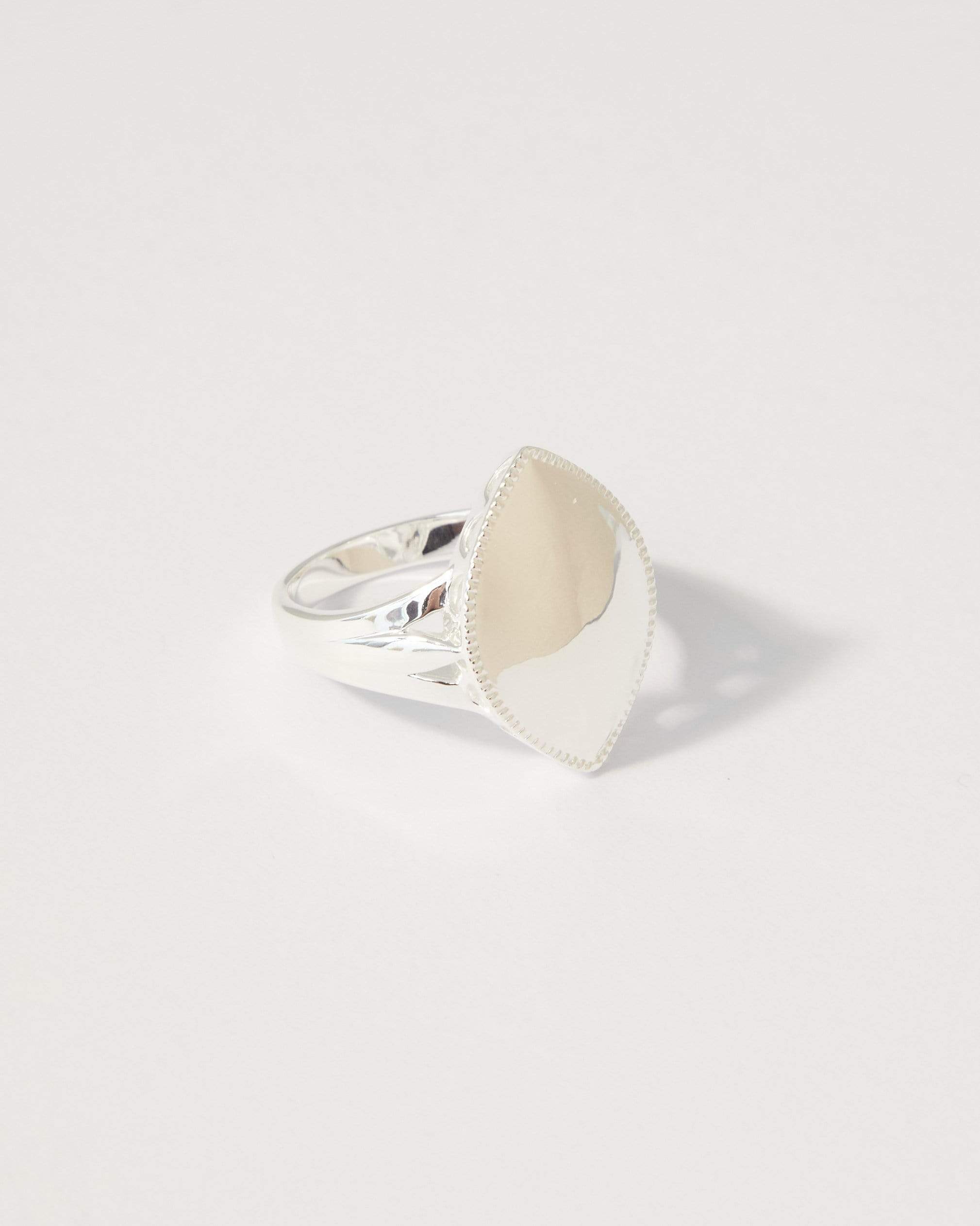 Dear Letterman Ring Aahil Silver Ring
