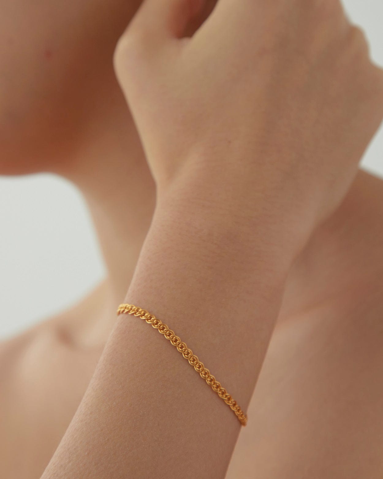 Dear Letterman Bracelet Aara Gold Bracelet