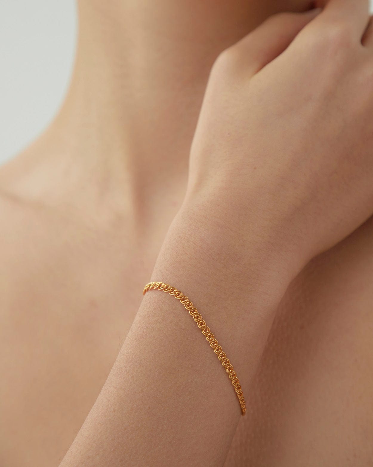 Dear Letterman Bracelet Aara Gold Bracelet