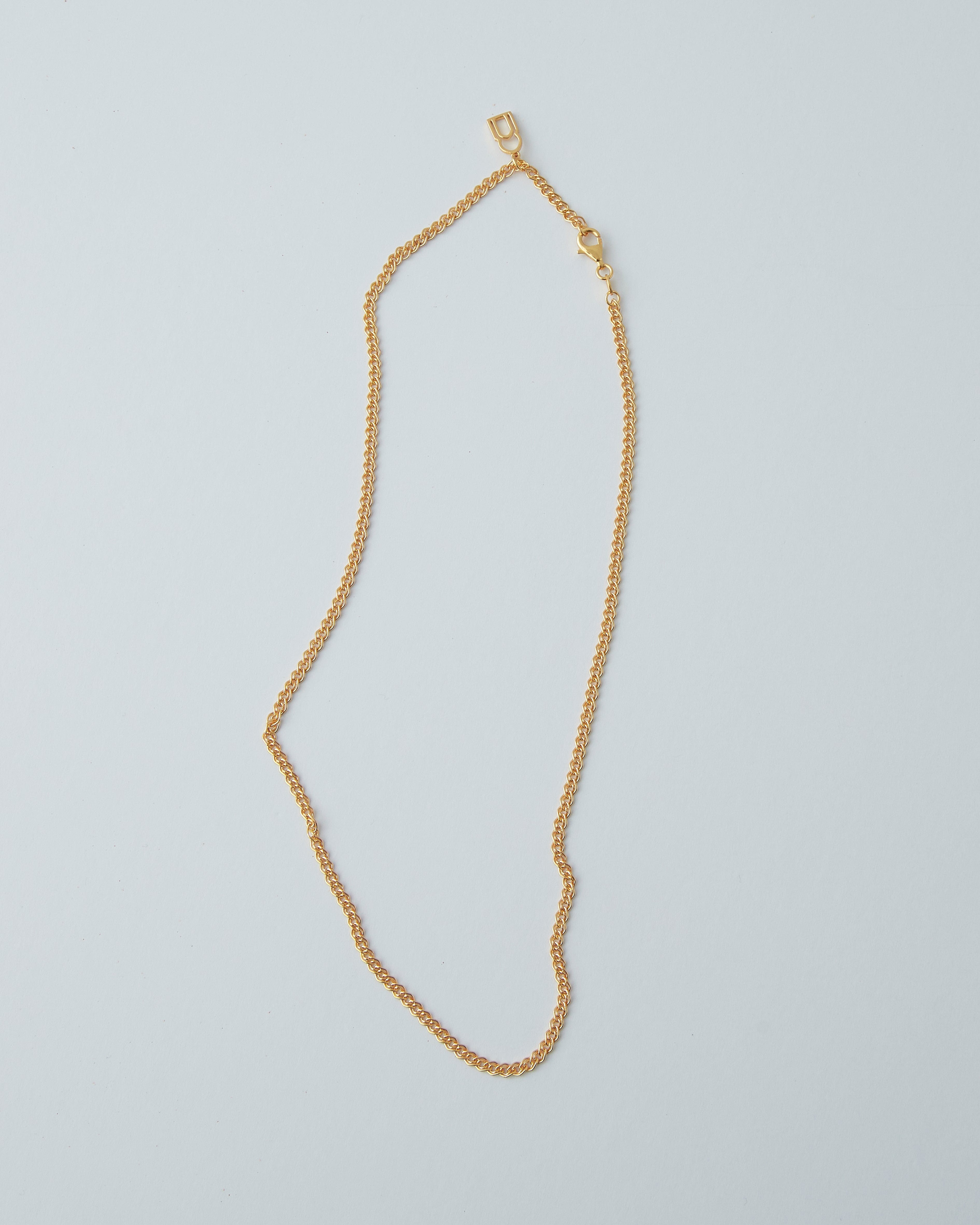 Dear Letterman Necklace Aara Gold Necklace