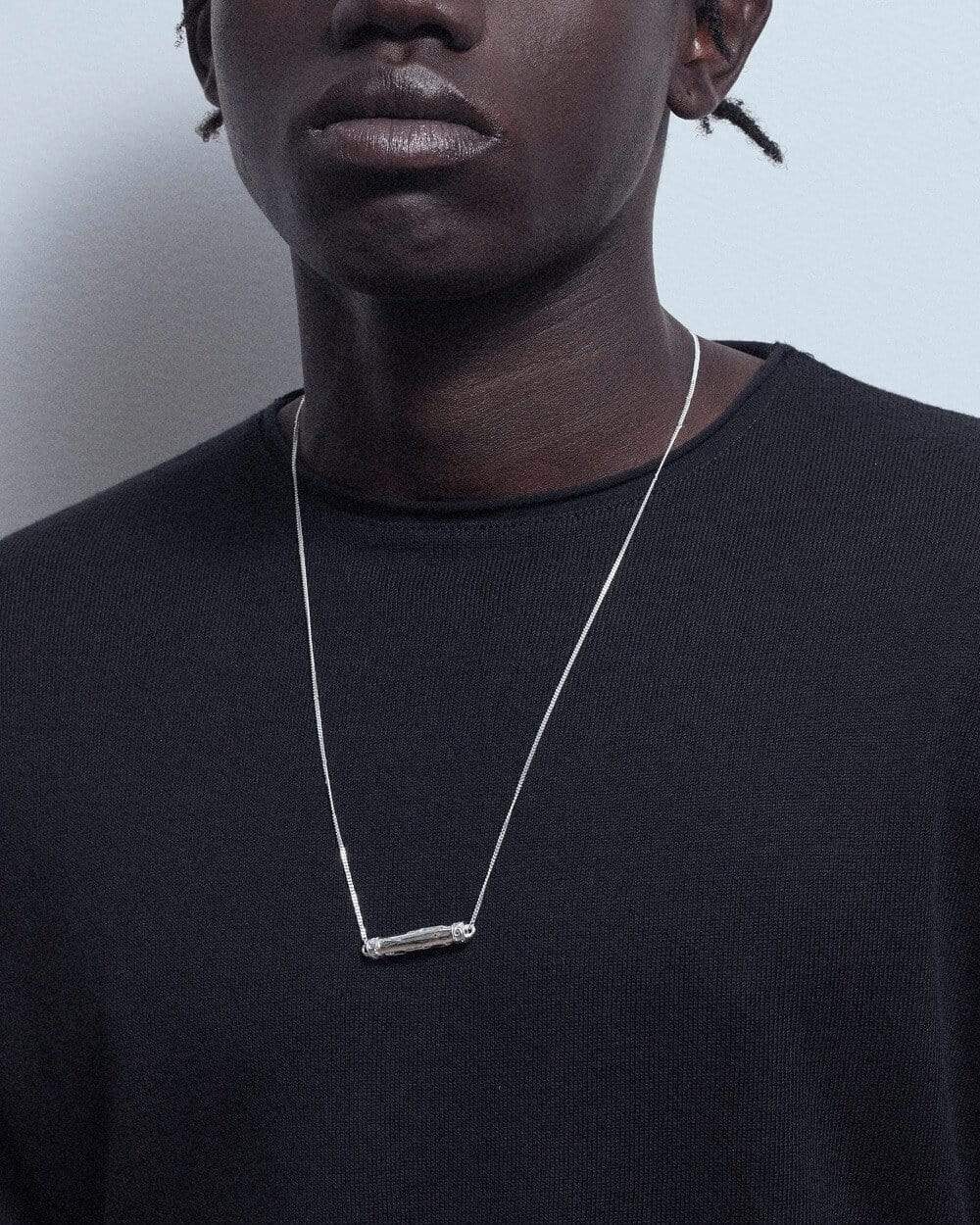 Dear Letterman Necklace Alina Silver Necklace