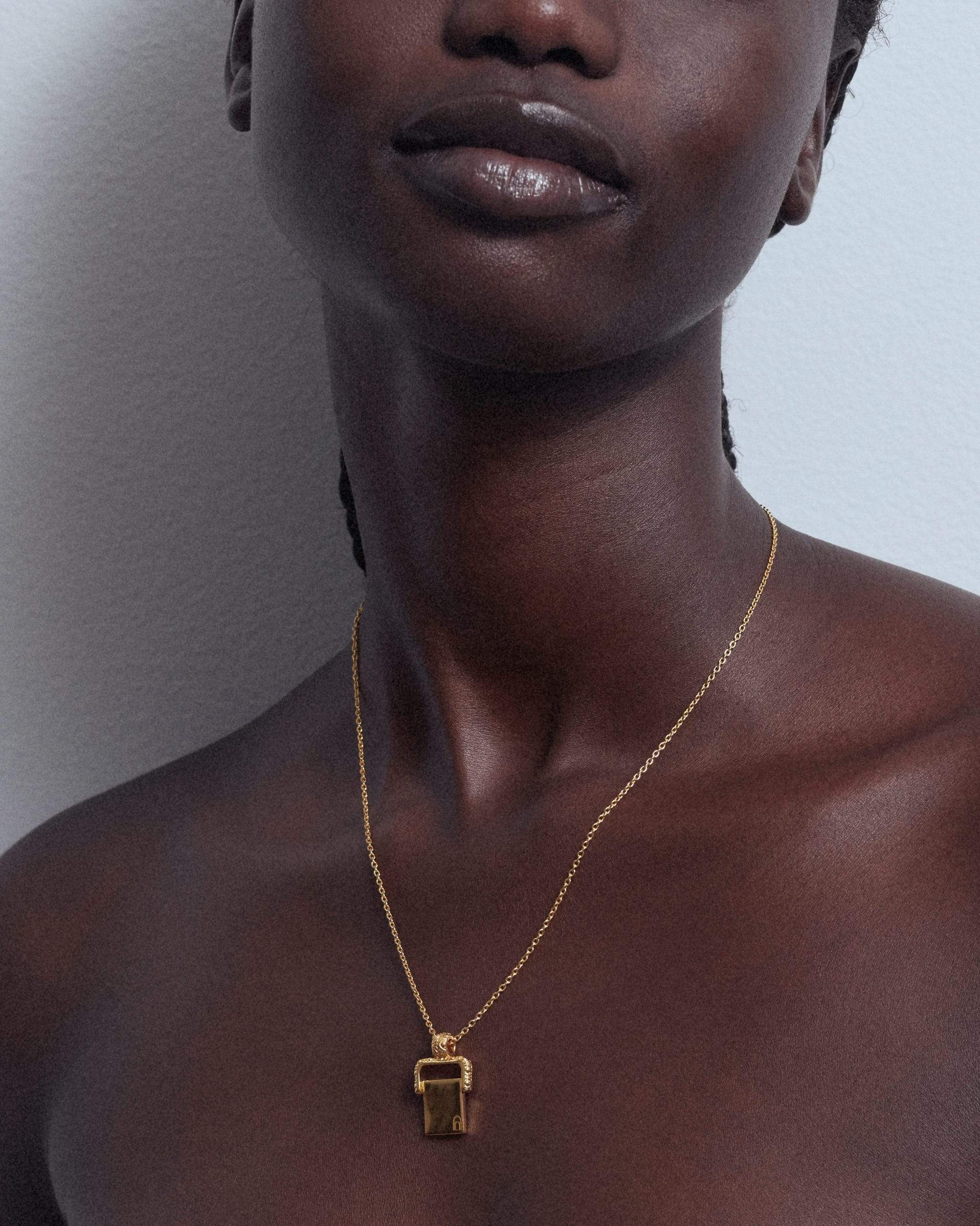 Dear Letterman Necklace Alvah Gold Necklace