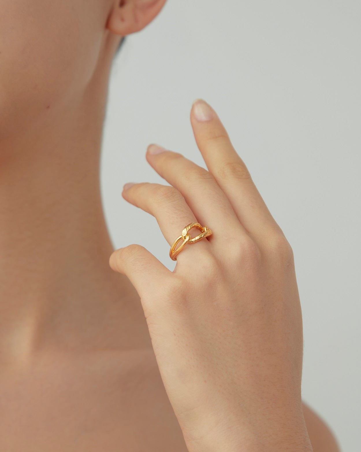 Dear Letterman Ring Amara Gold Ring