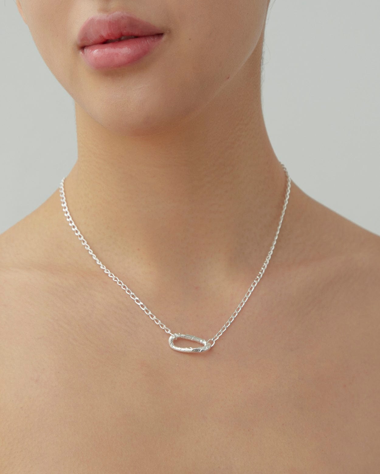 Dear Letterman Necklace Amara Silver Necklace