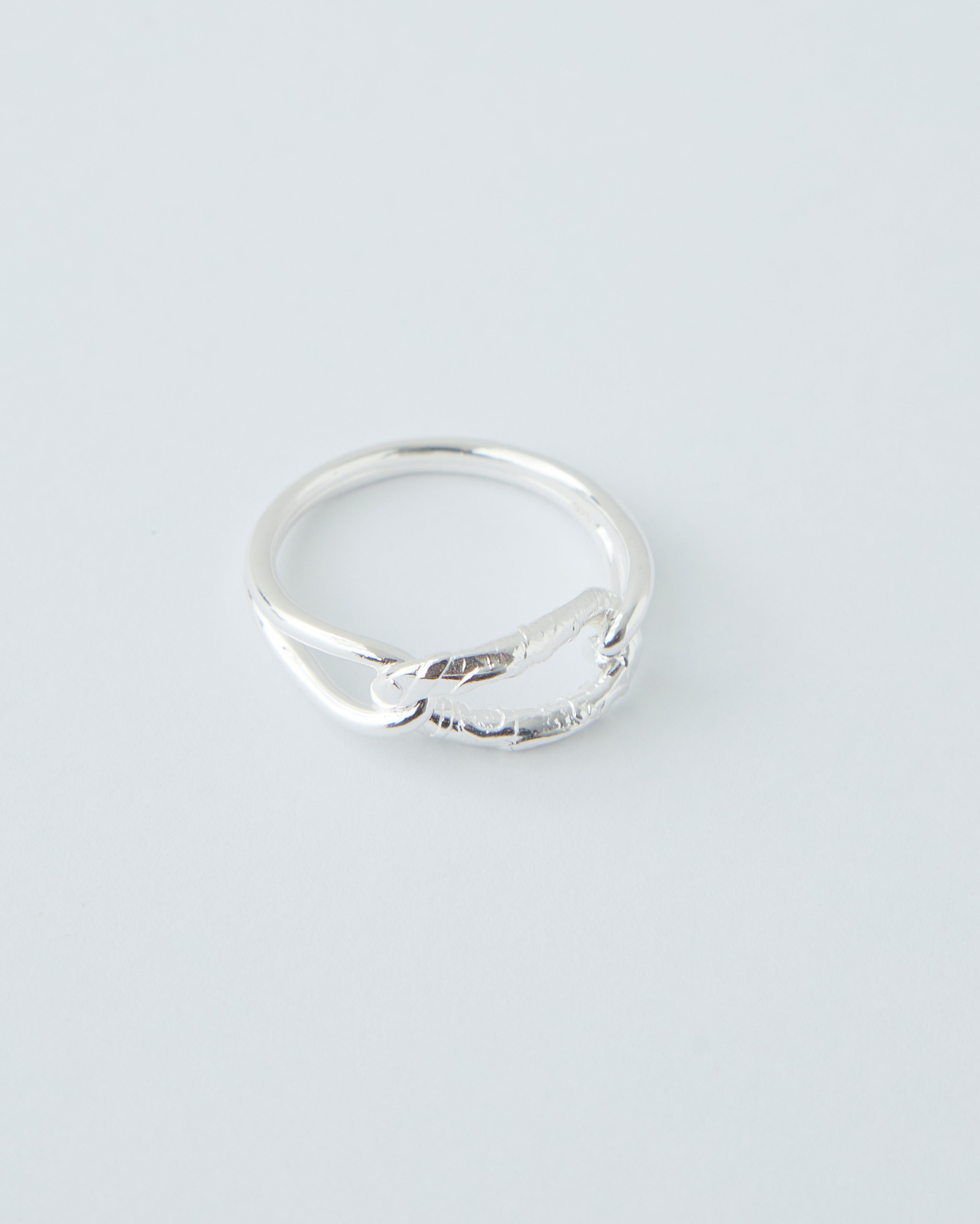 Dear Letterman Ring K ( XS ) Amara Silver Ring