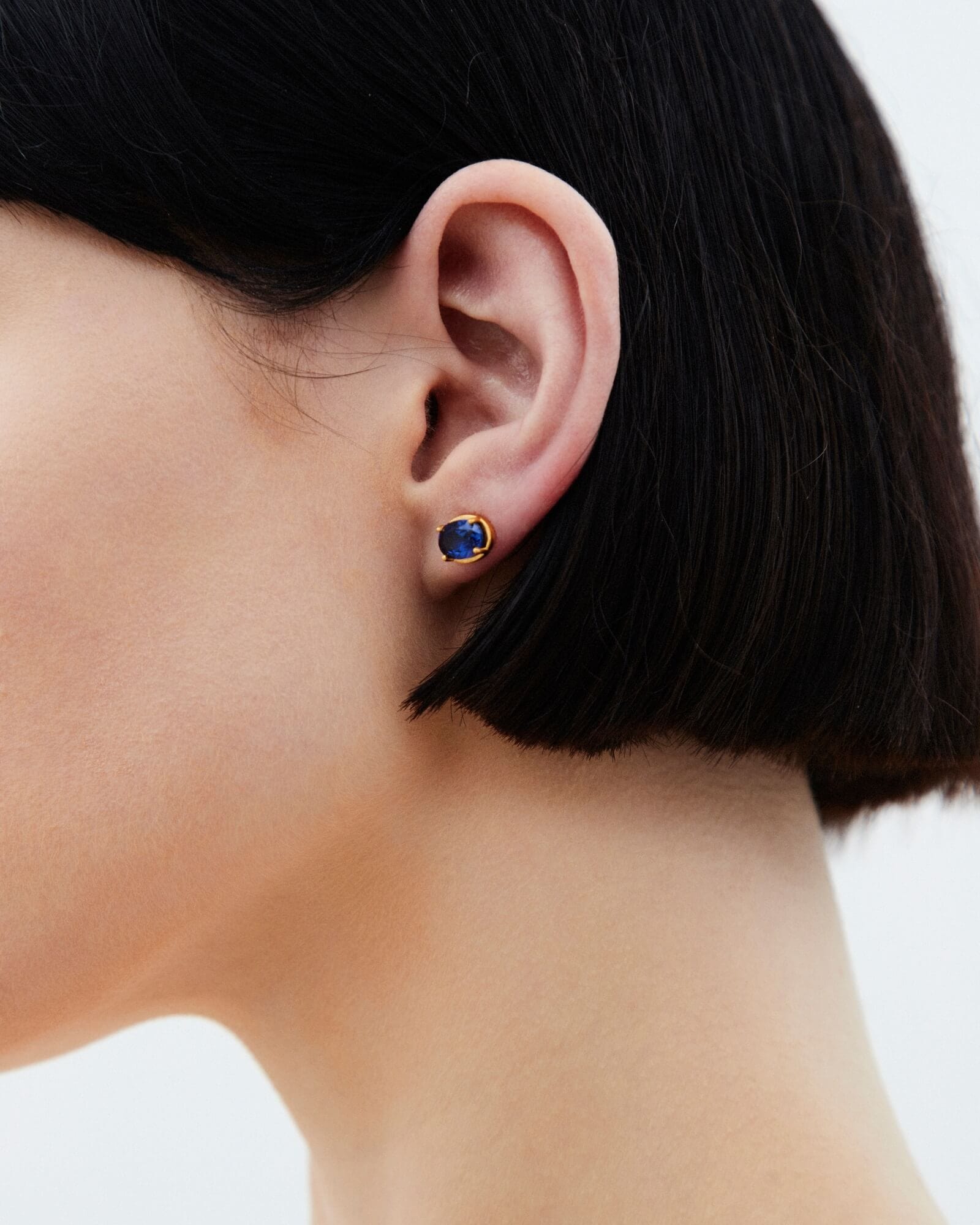 Dear Letterman Amer Sapphire Earrings