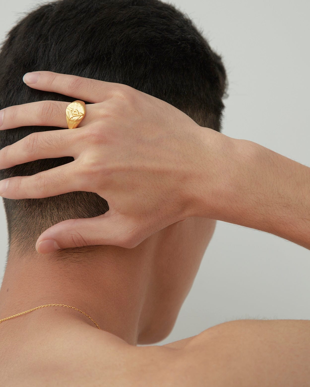 Dear Letterman Ring Ayan Gold Ring