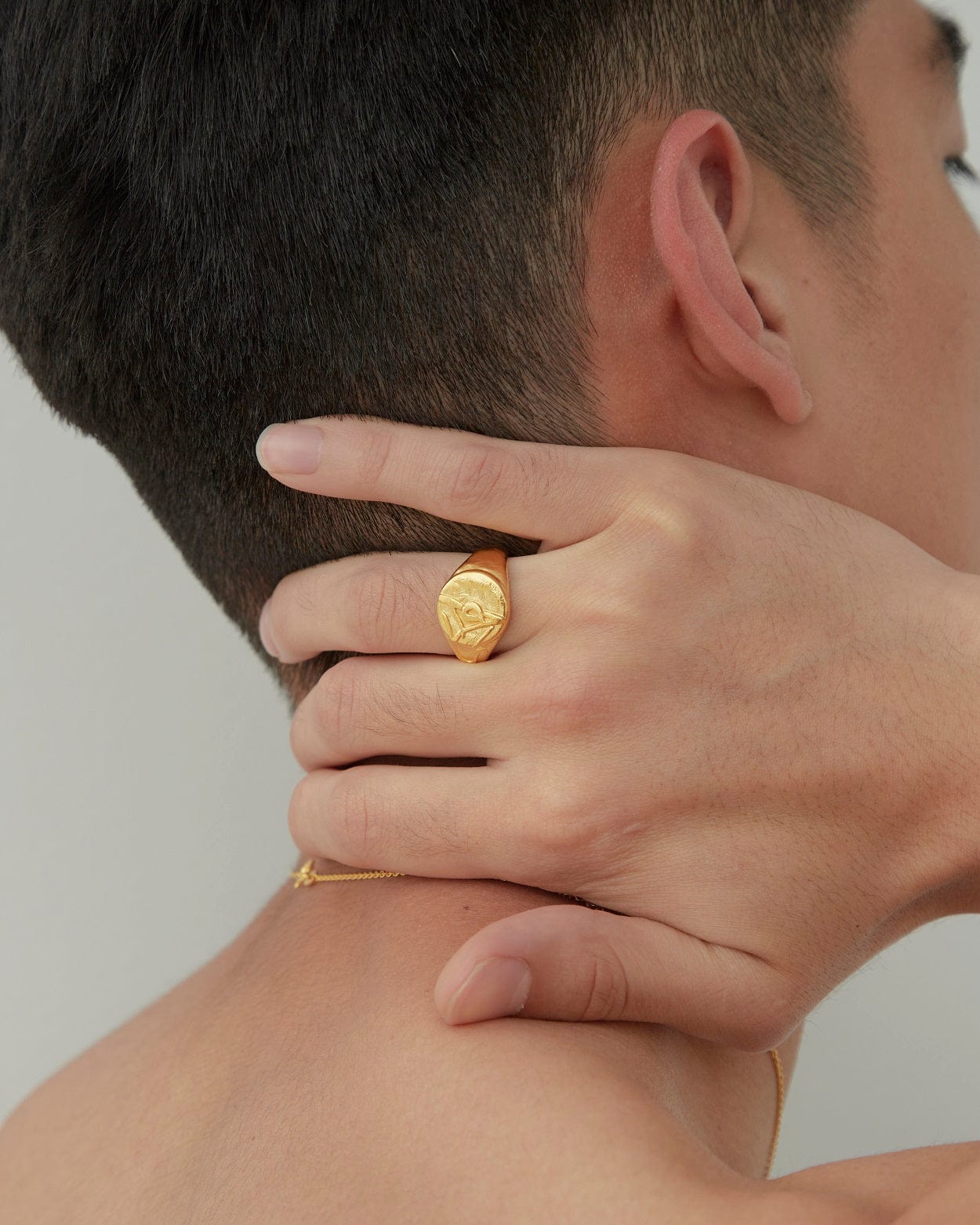 Dear Letterman Ring Ayan Gold Ring