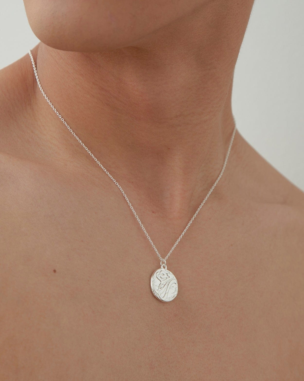 Dear Letterman Necklace Ayan Silver Necklace