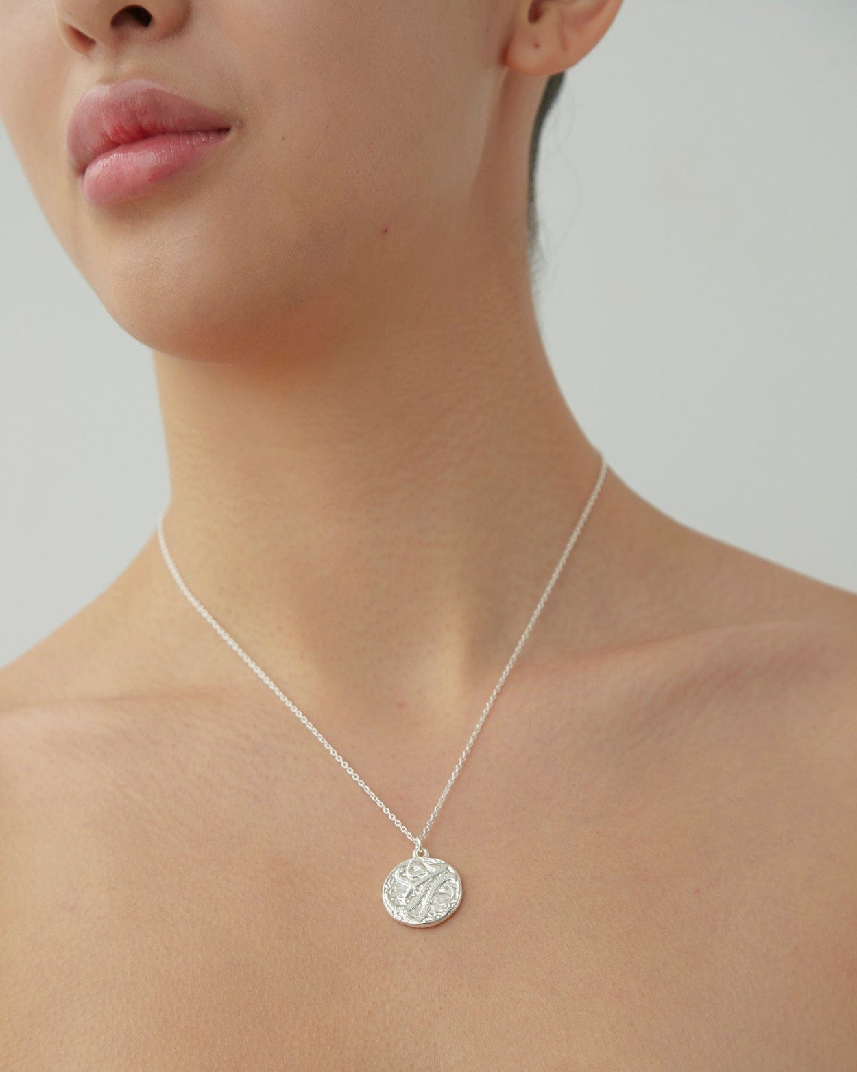 Dear Letterman Necklace Ayan Silver Necklace