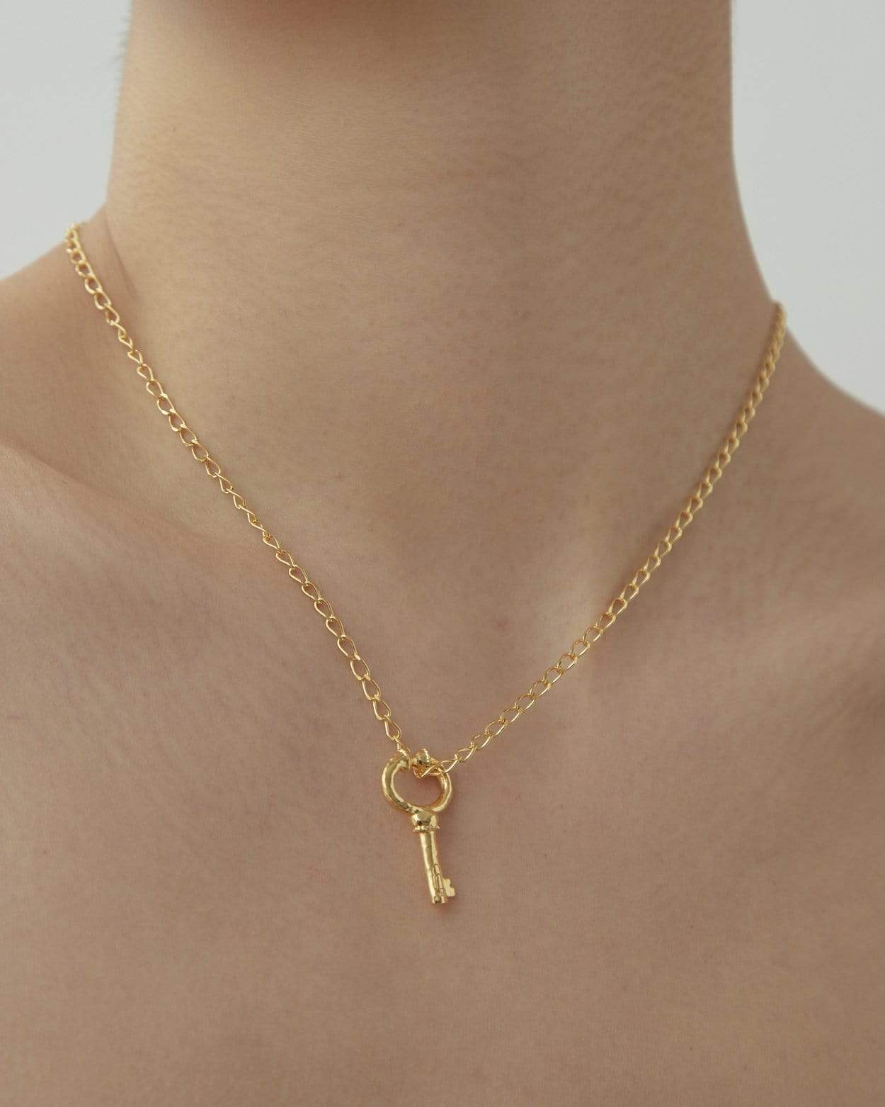 Dear Letterman Necklace Aysa Gold Necklace