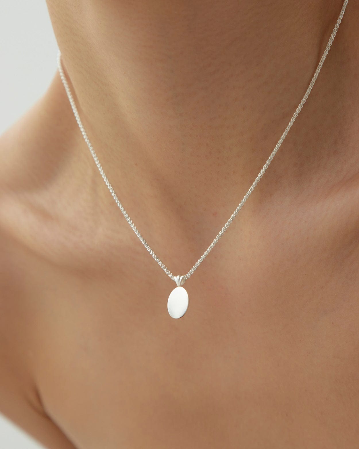 Dear Letterman Necklace Azam Silver Necklace