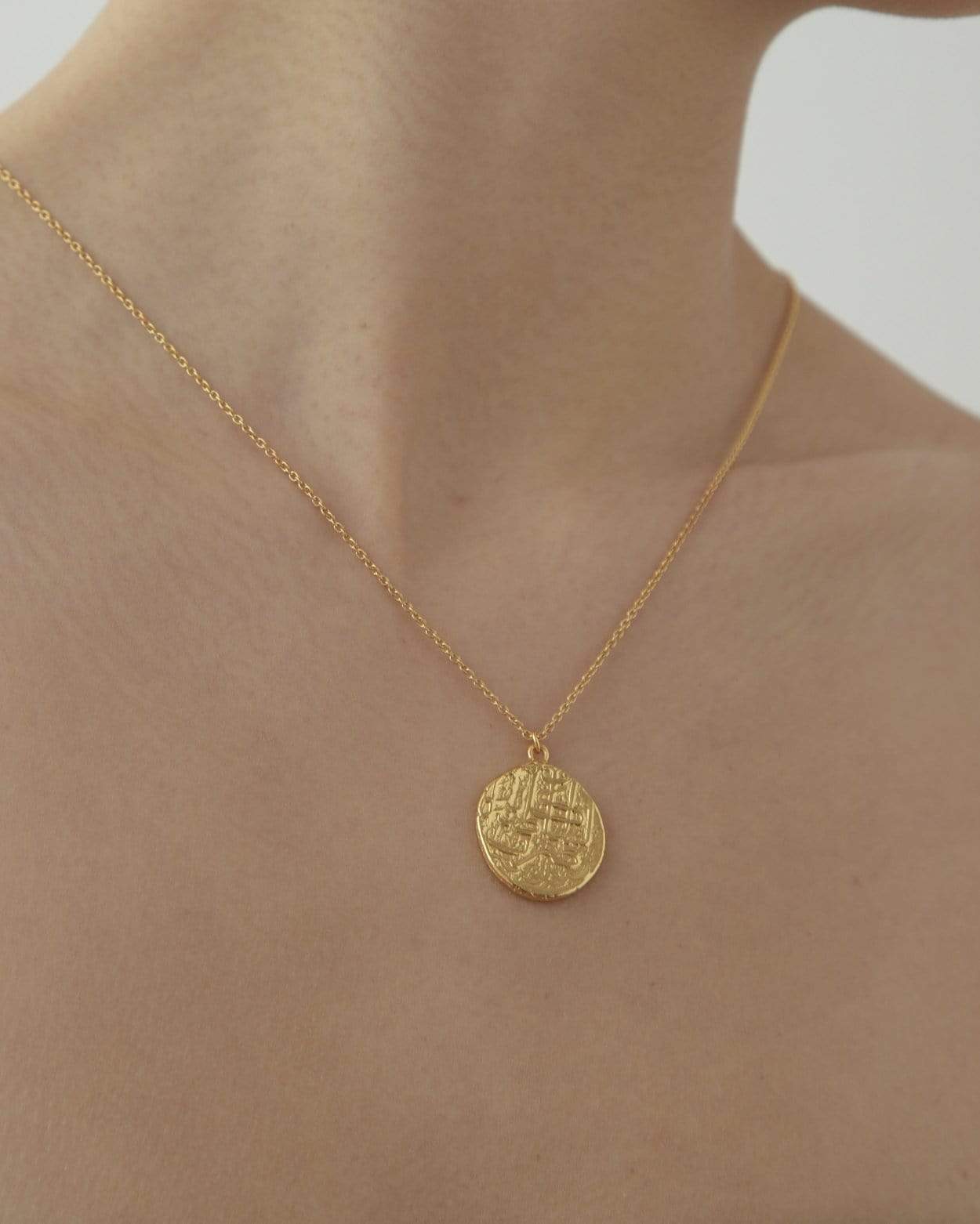 Dear Letterman Necklace Dahmi Gold Necklace
