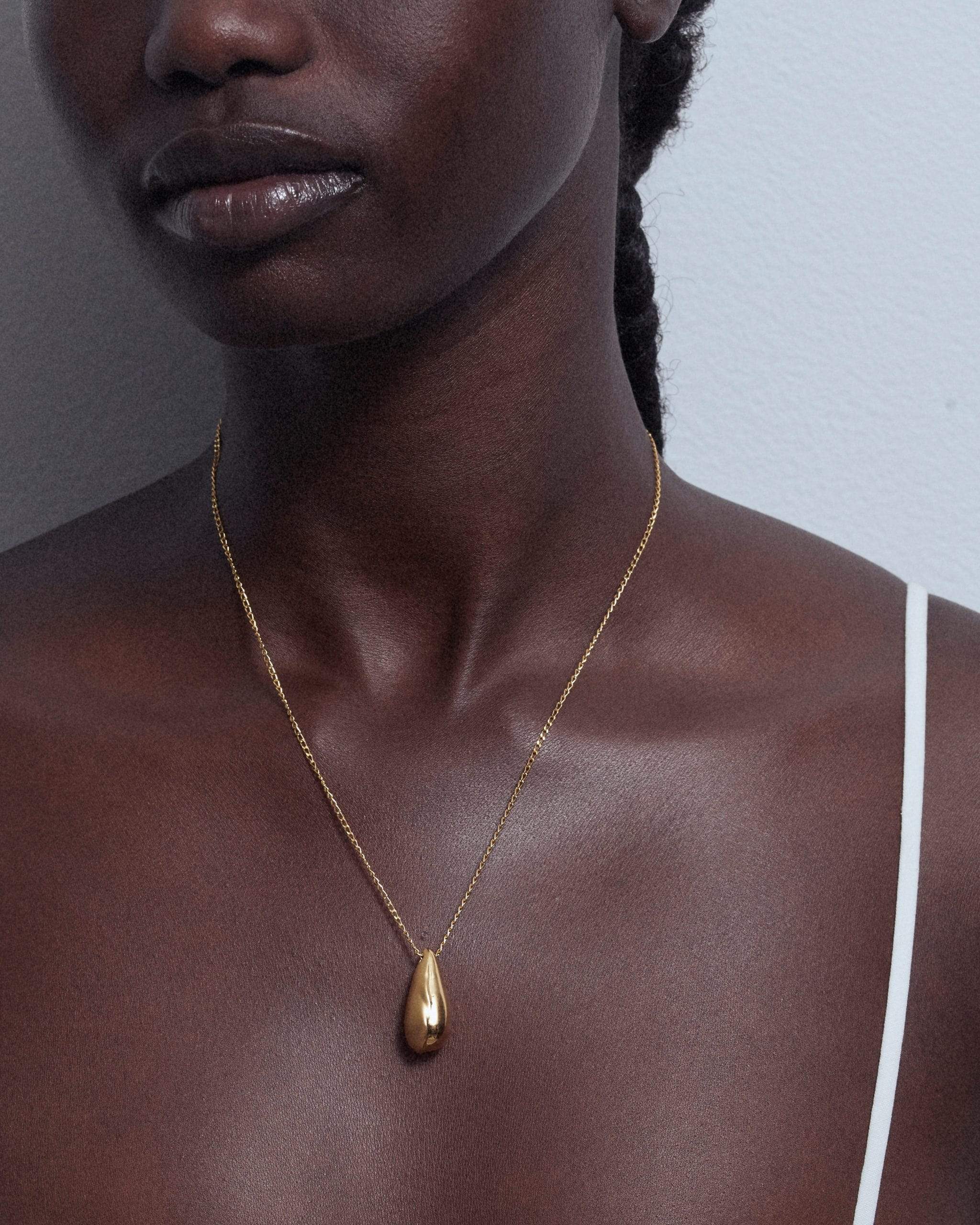 Dear Letterman Necklace Damaat Gold Necklace