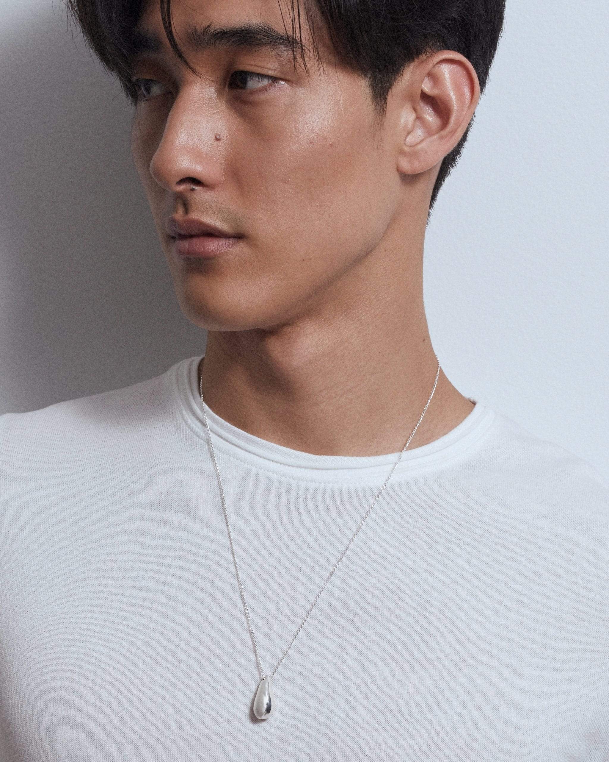 Dear Letterman Necklace Damaat Silver Necklace