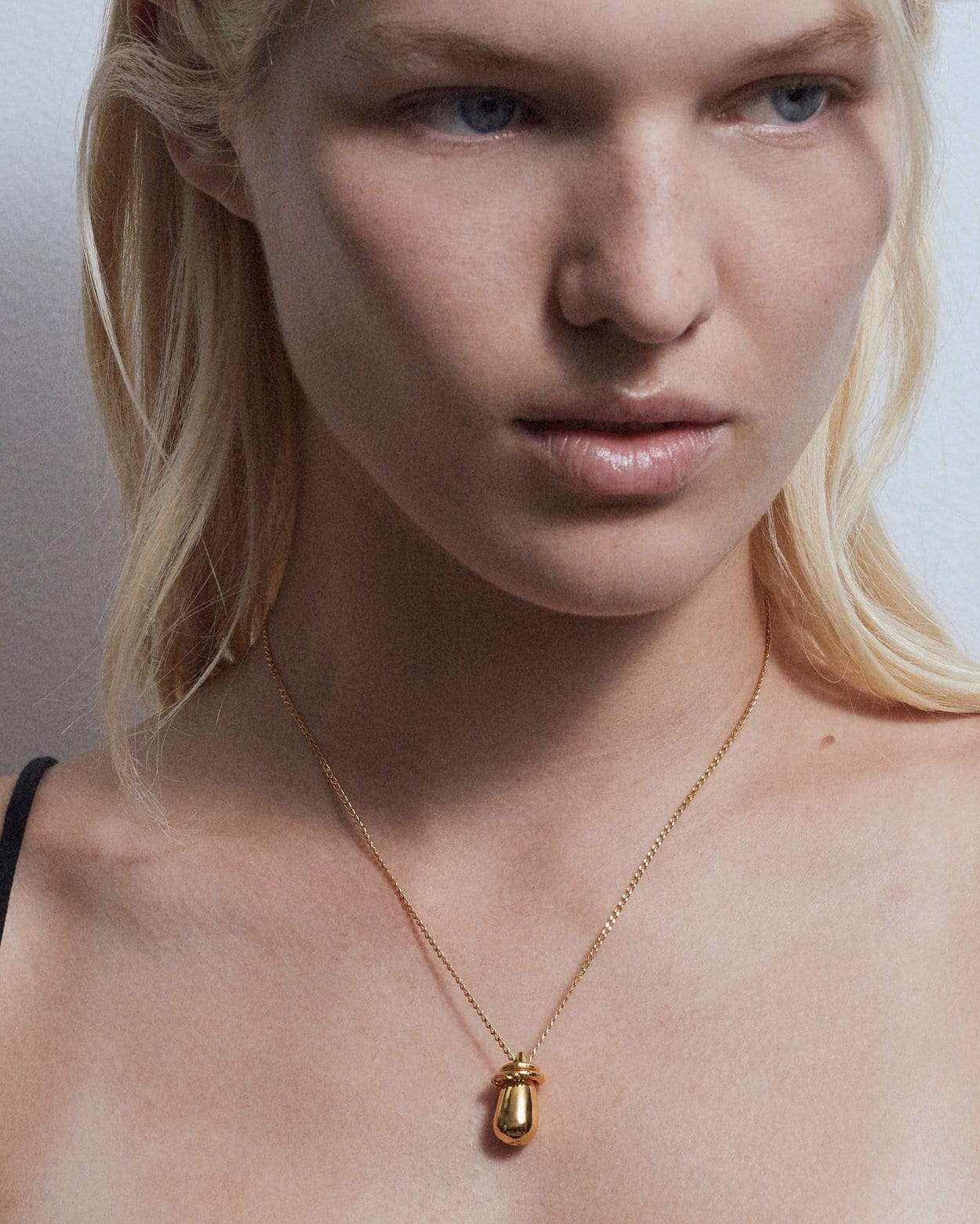 Dear Letterman Necklace Damaati Gold Necklace