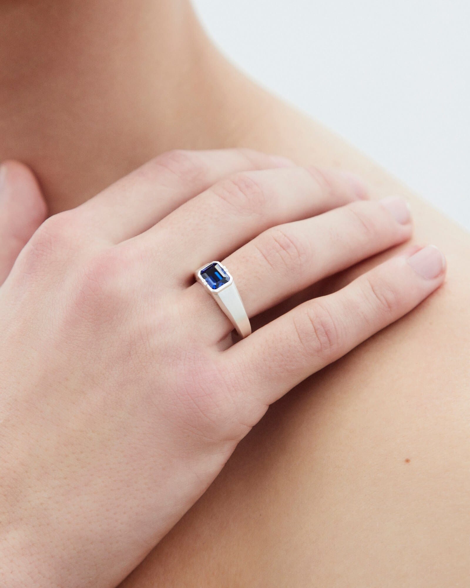 Dear Letterman Rings Fai Sapphire Ring