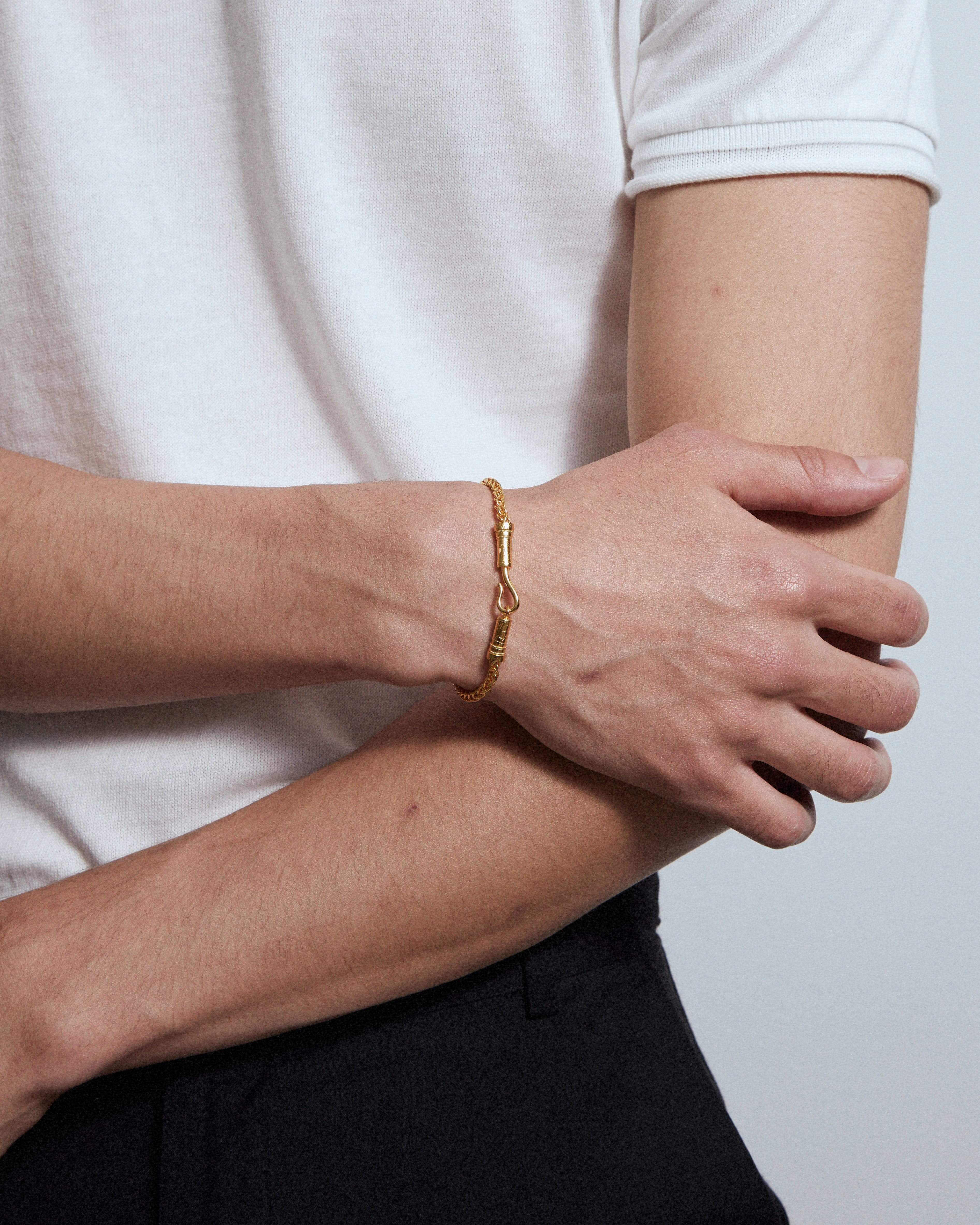 Dear Letterman Bracelet Hanun Gold Bracelet