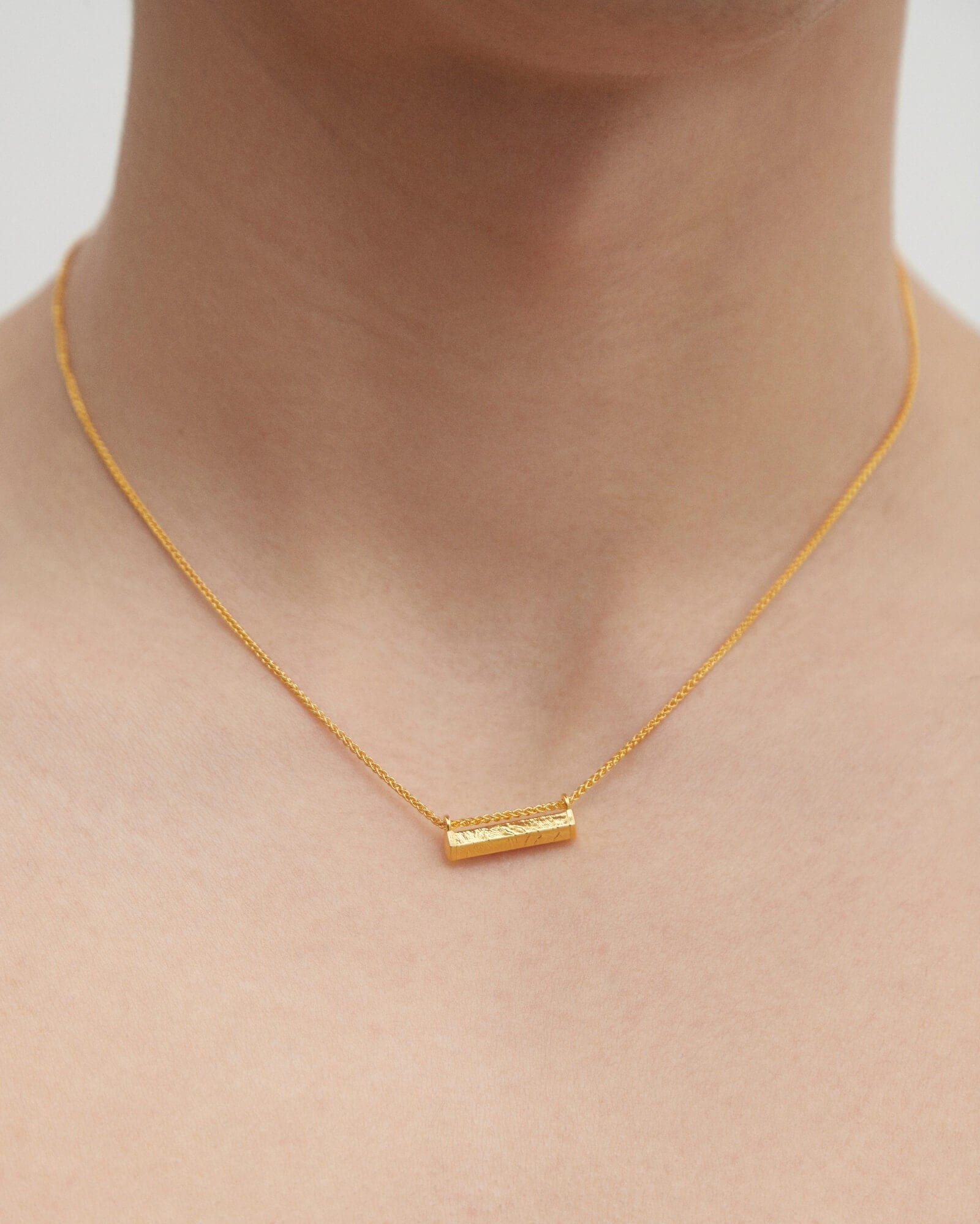 Dear Letterman Necklace Isama Gold Necklace