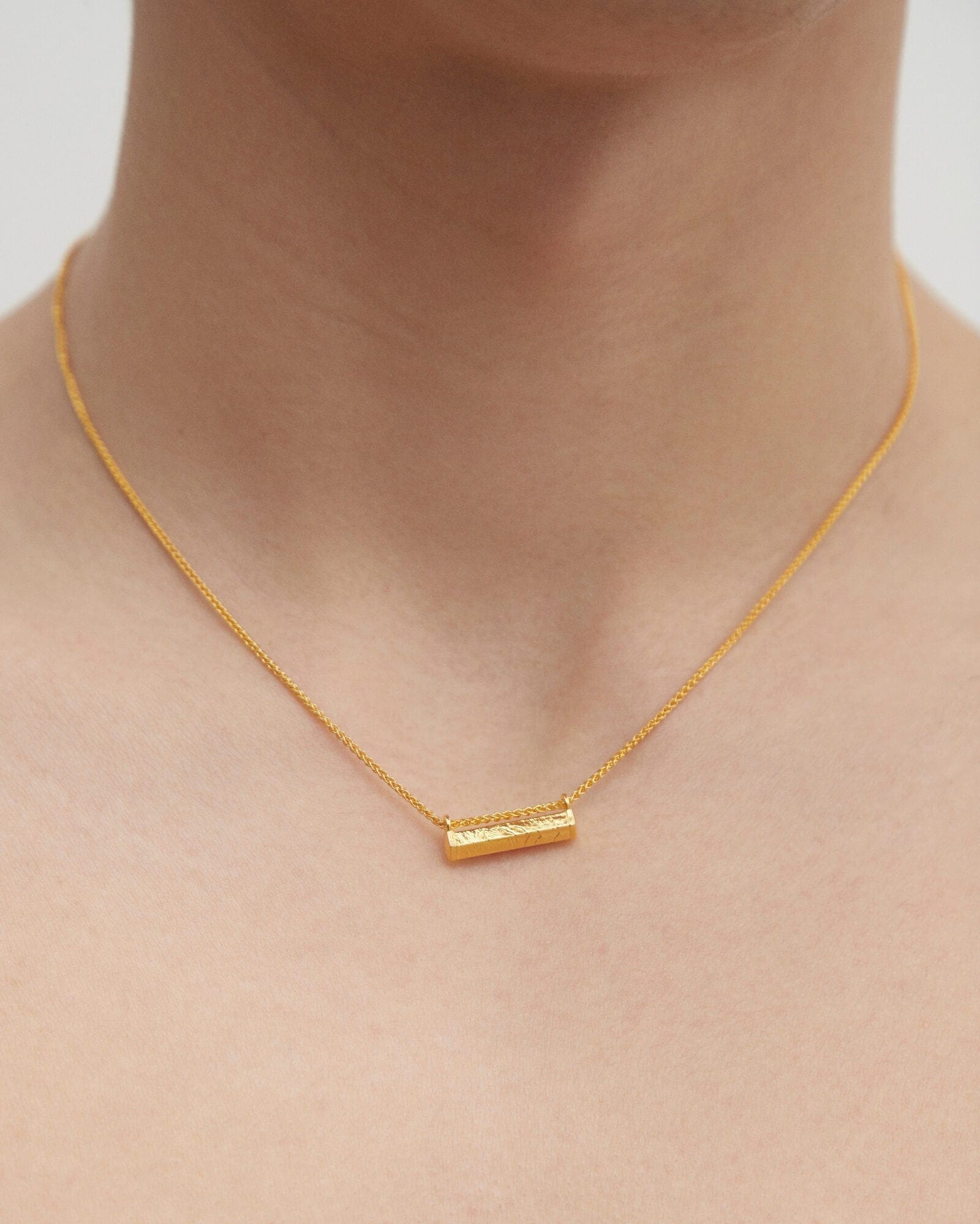 Dear Letterman Necklace Isama Gold Necklace