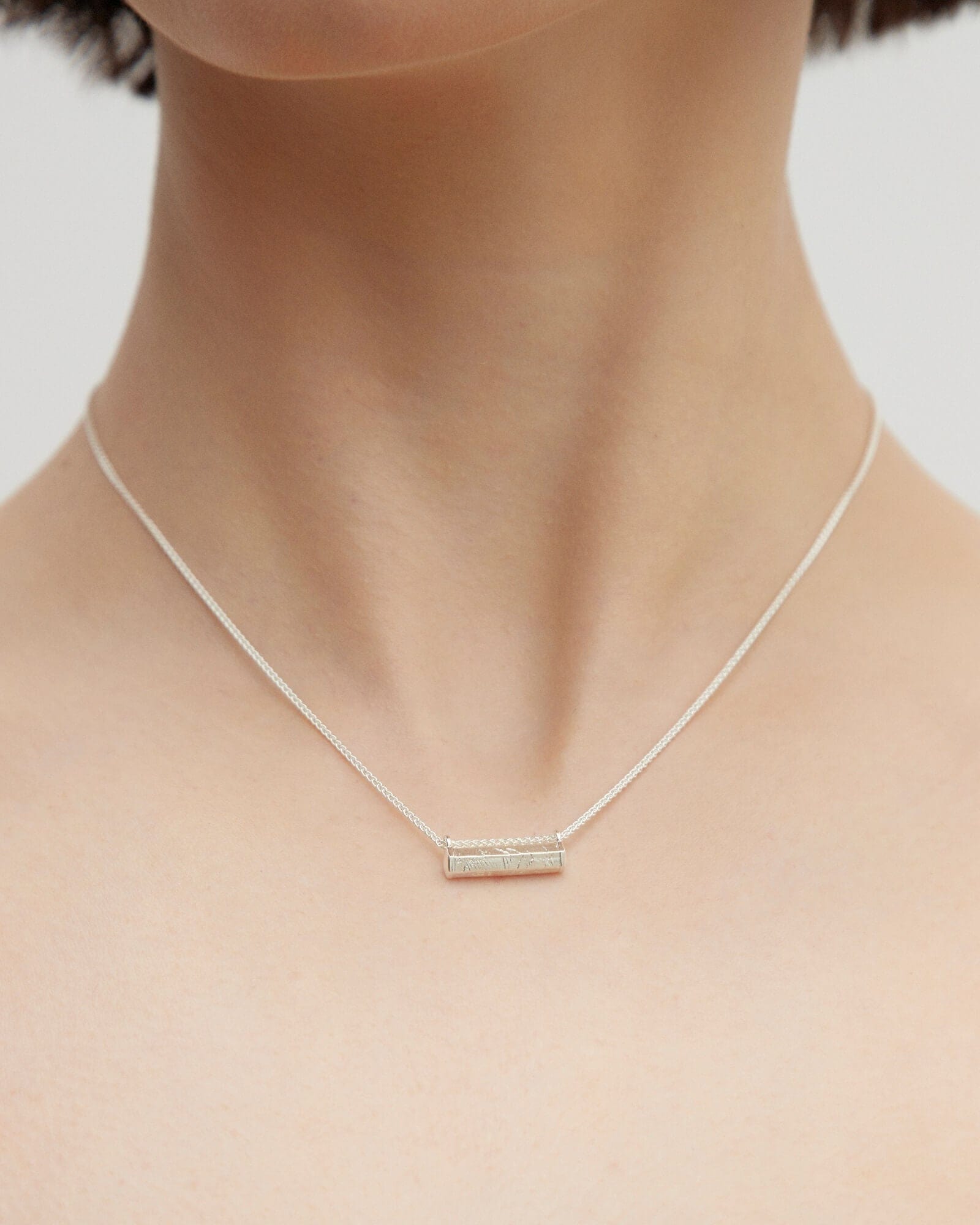 Dear Letterman Necklace Isama Silver Necklace