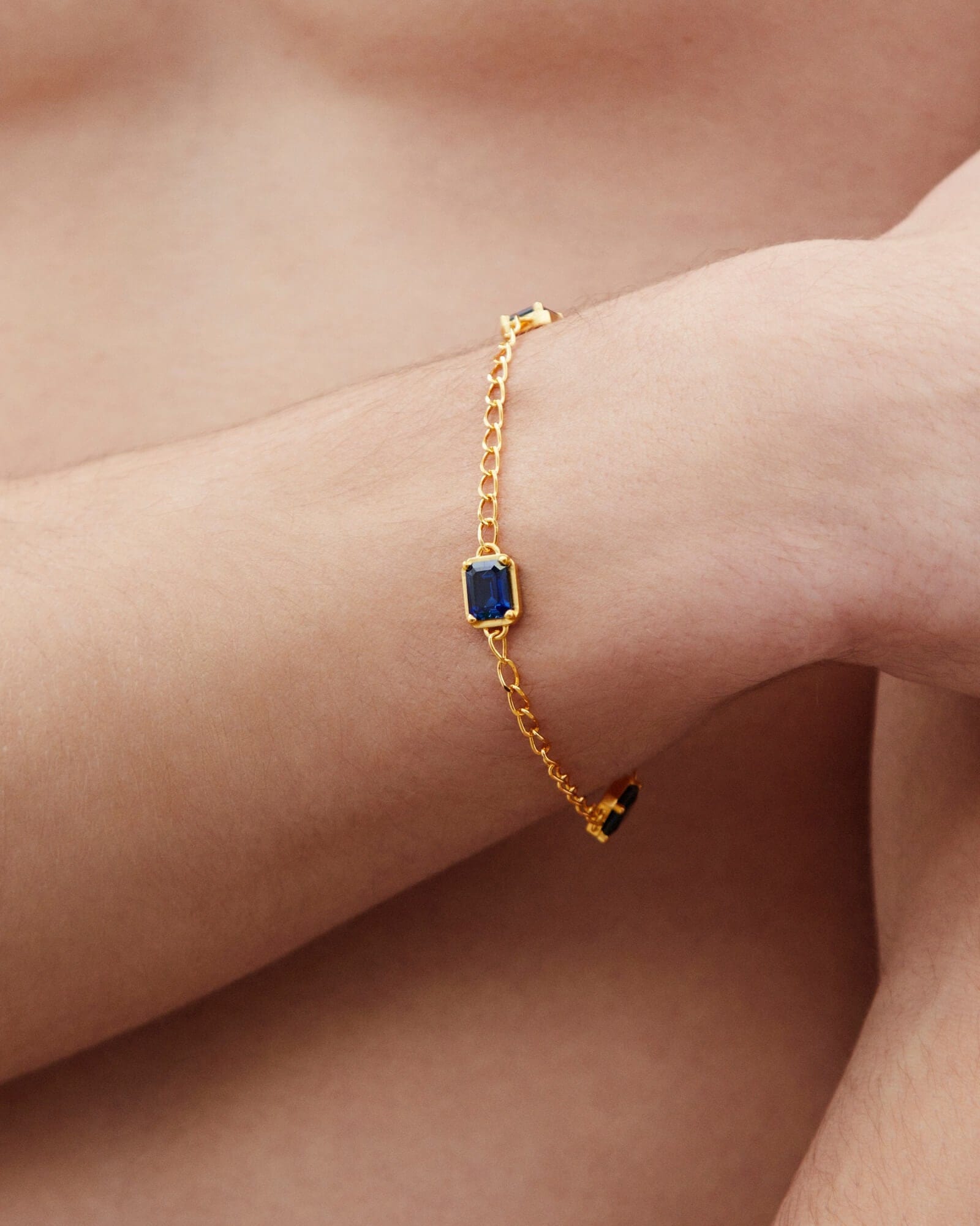 Dear Letterman Bracelet Joud Sapphire Bold Bracelet