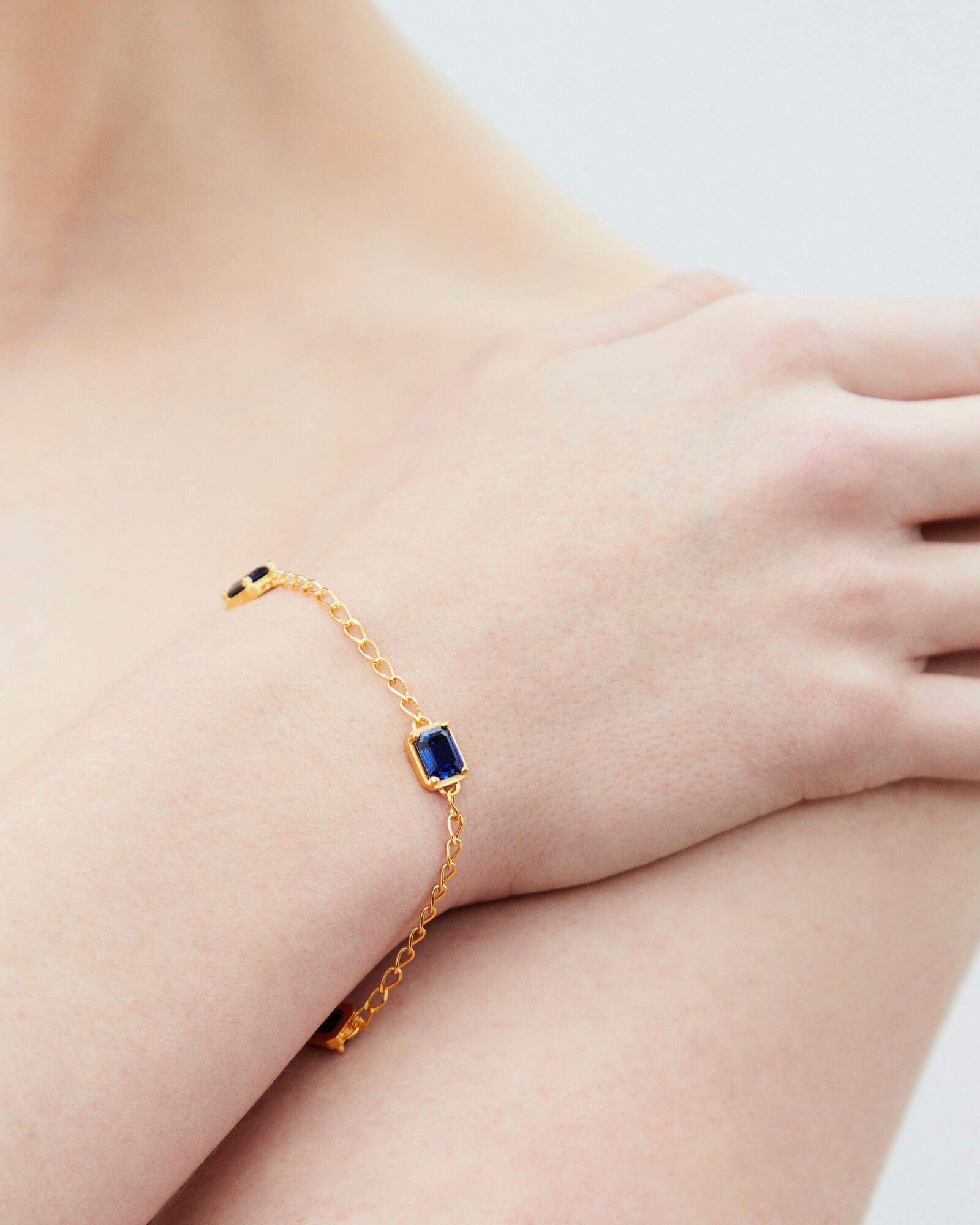 Dear Letterman Bracelet Joud Sapphire Bold Bracelet