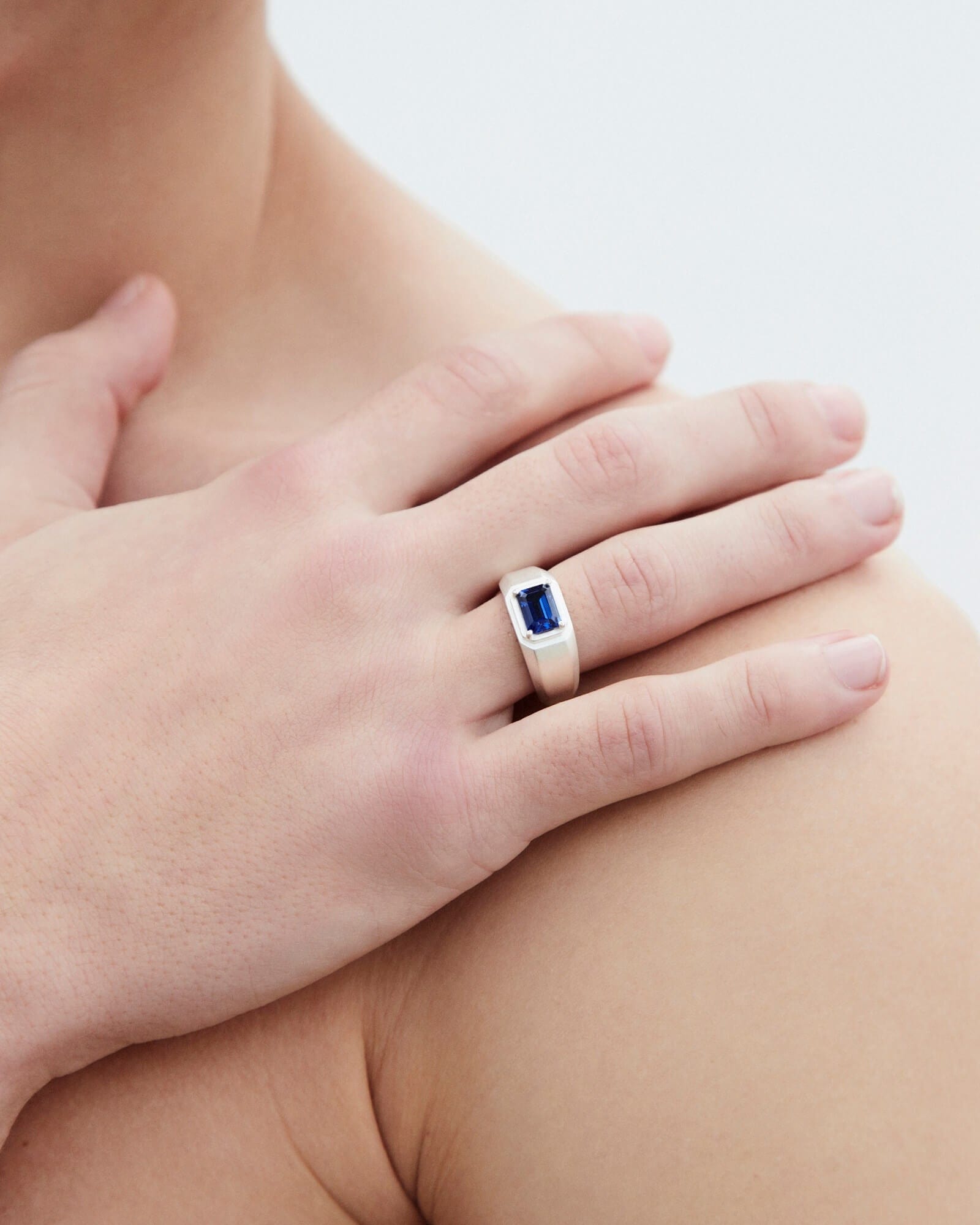 Dear Letterman Joud Sapphire Bold Ring