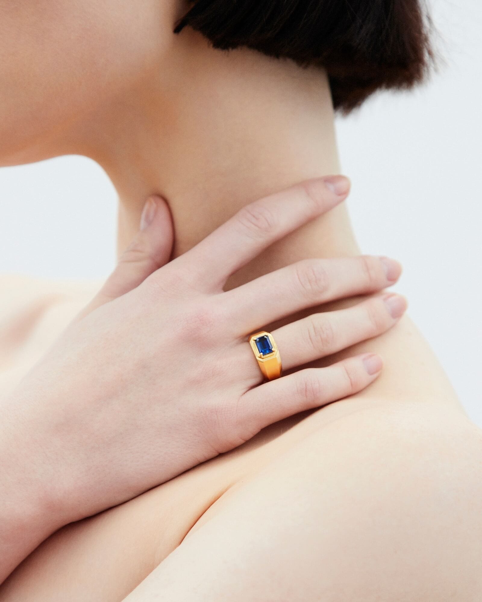 Dear Letterman Joud Sapphire Bold Ring