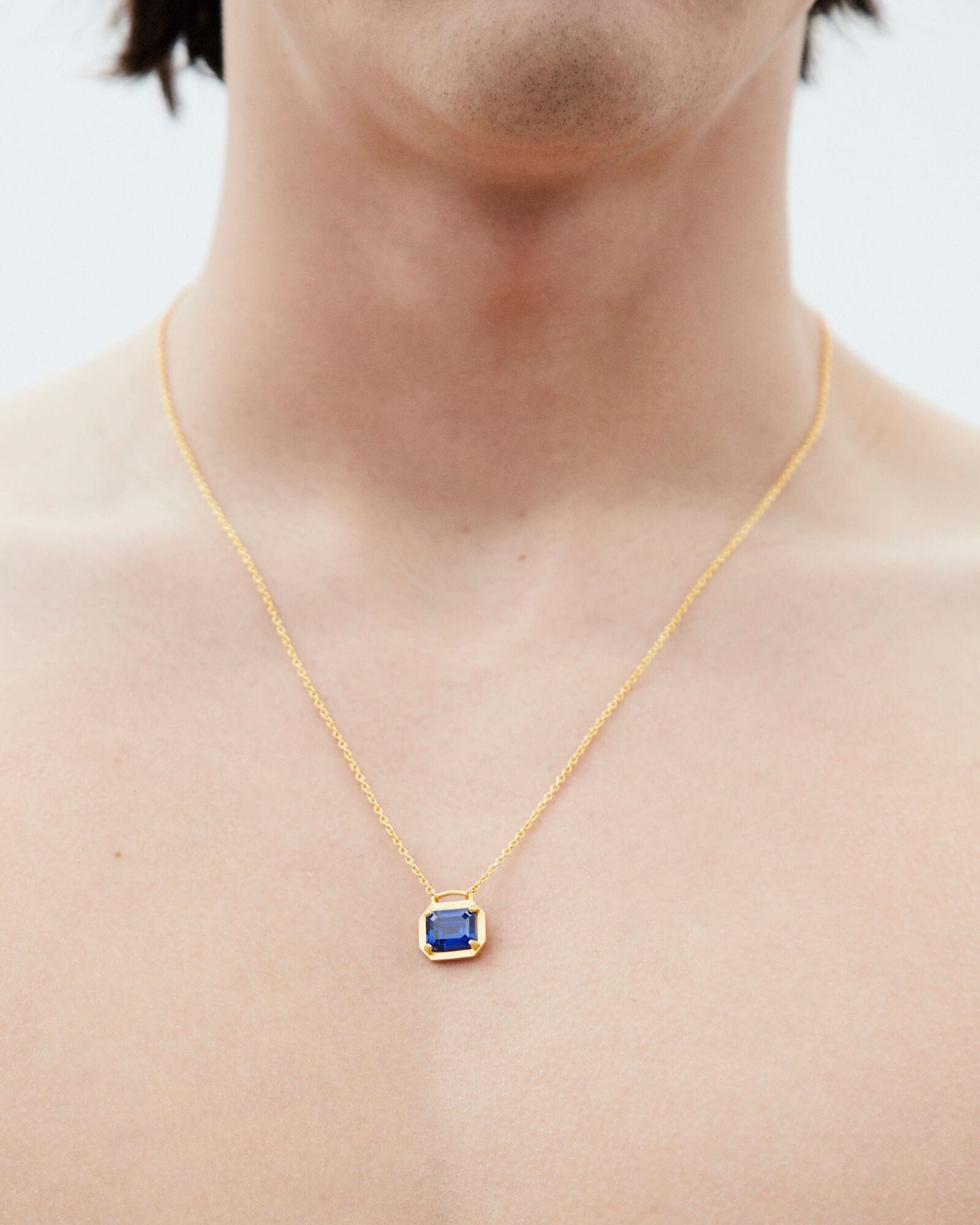 Dear Letterman Necklace Joud Sapphire Necklace