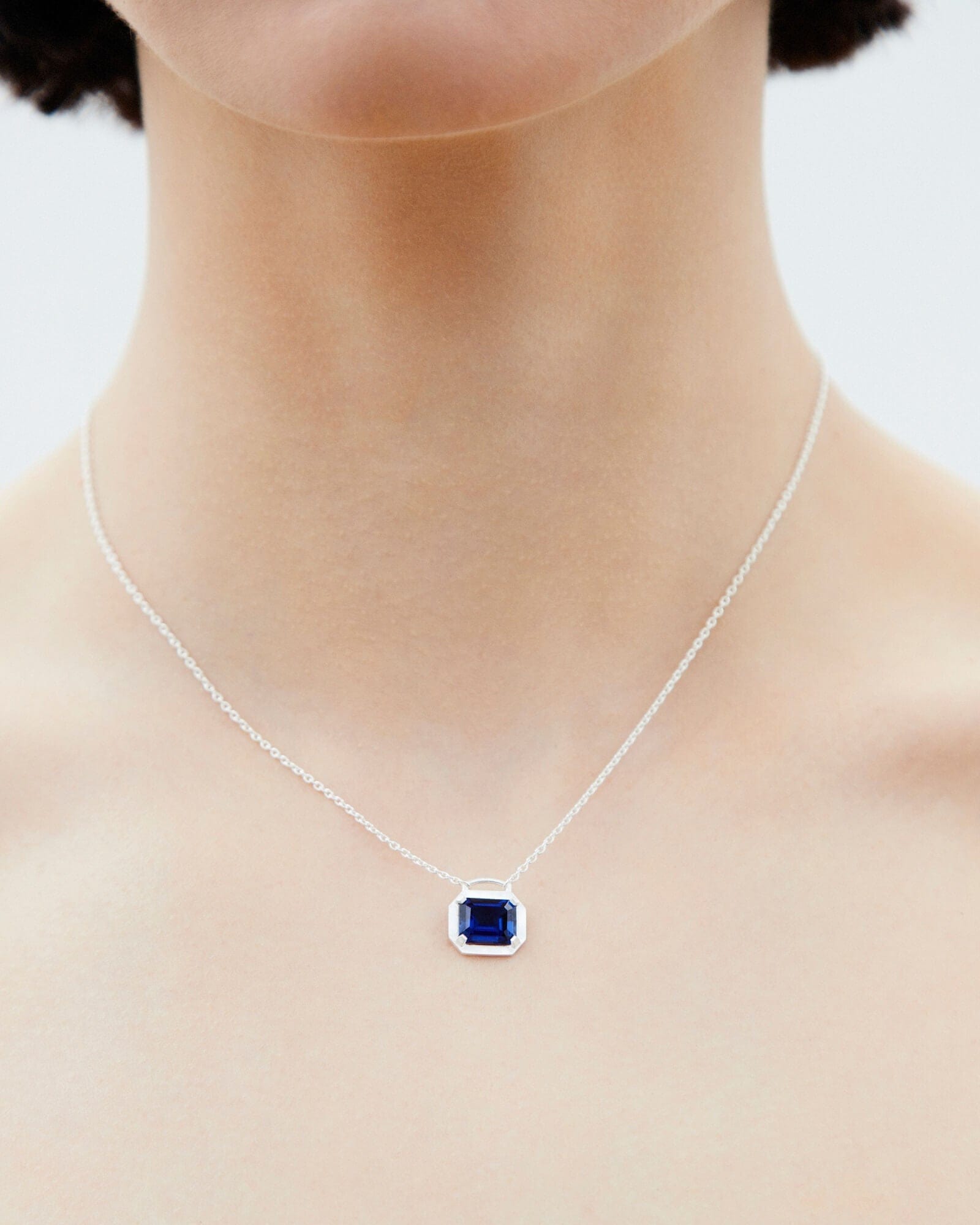 Dear Letterman Necklace Joud Sapphire Necklace