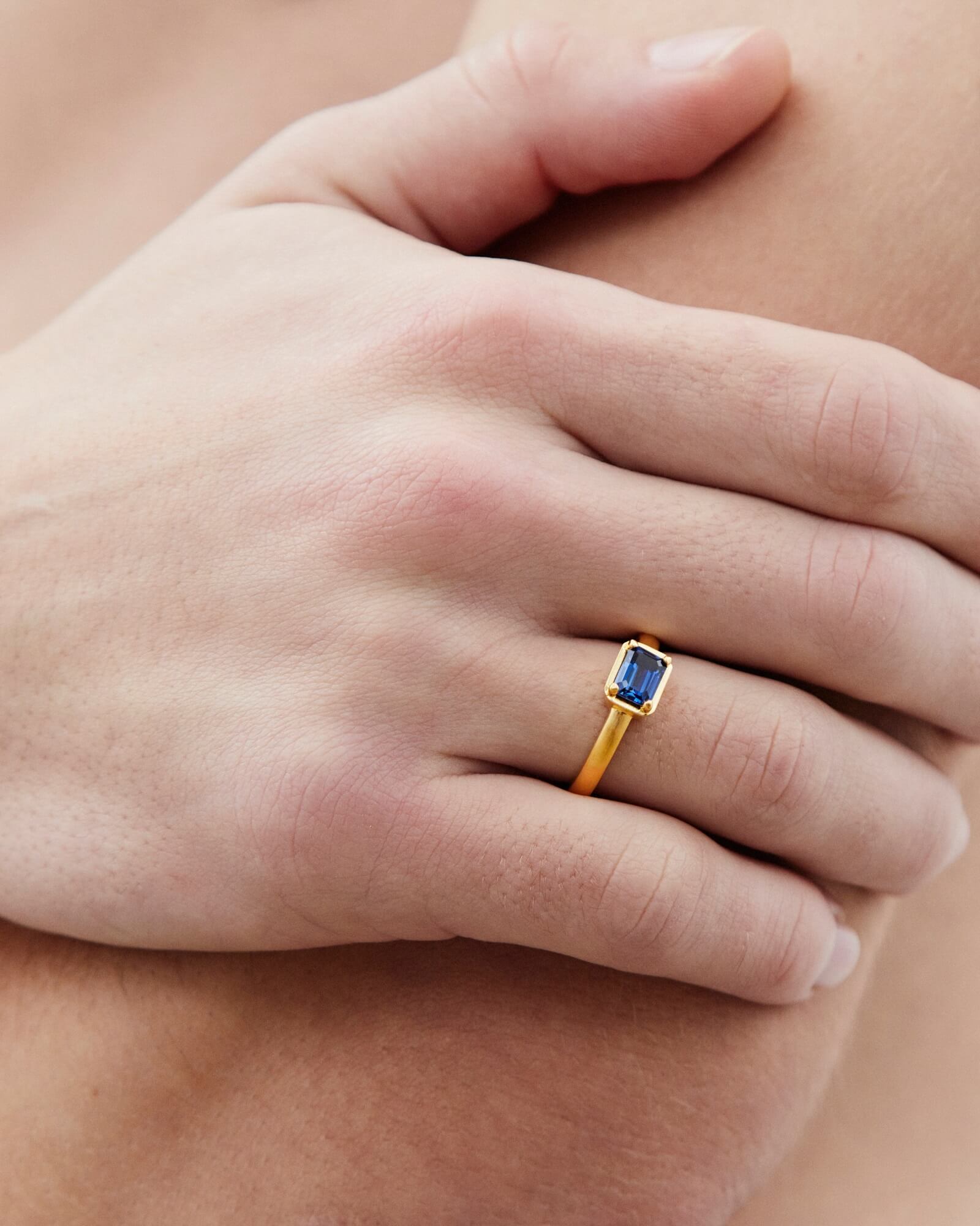 Dear Letterman Rings Joud Sapphire Ring