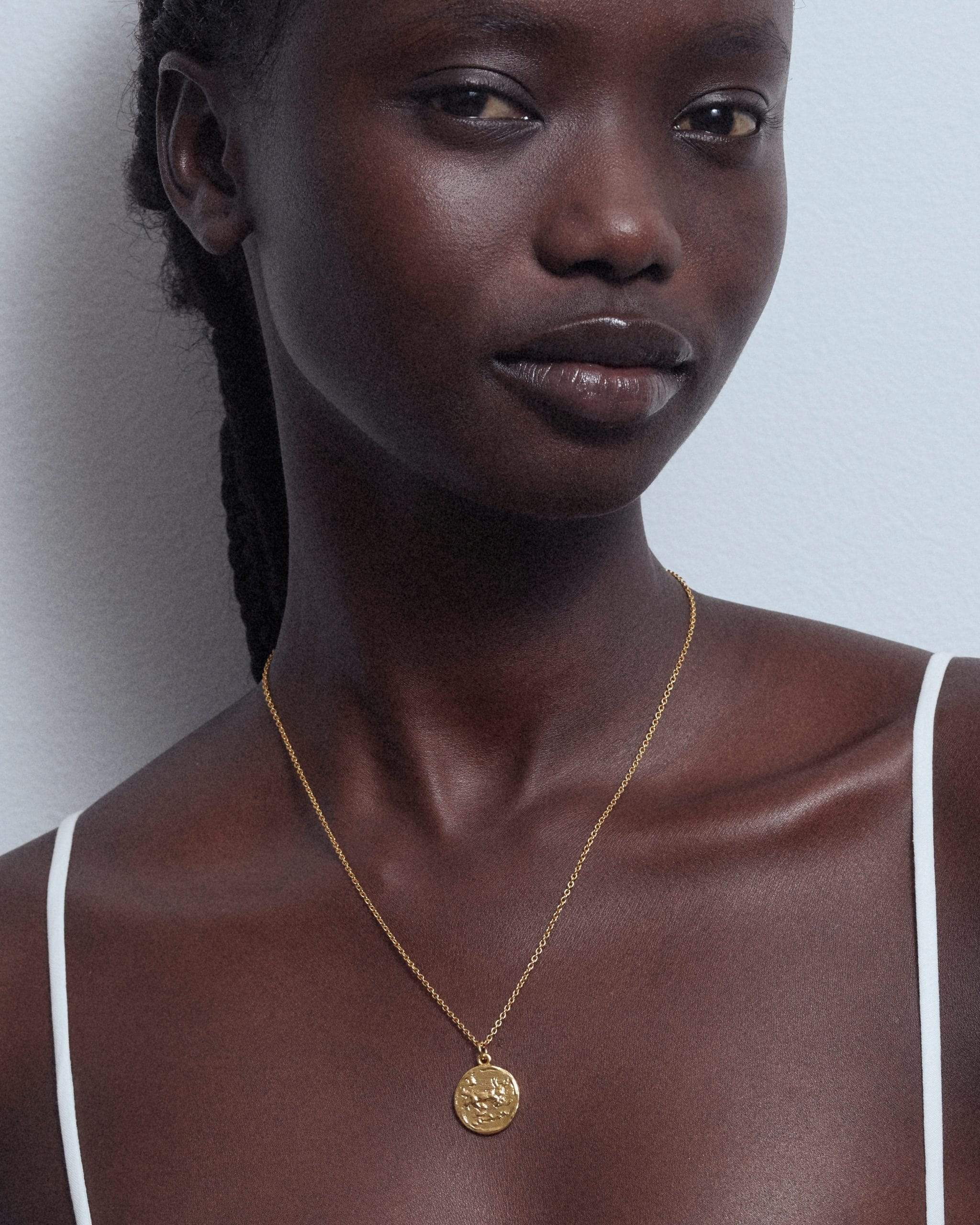 Dear Letterman Necklace Kaad Gold Necklace