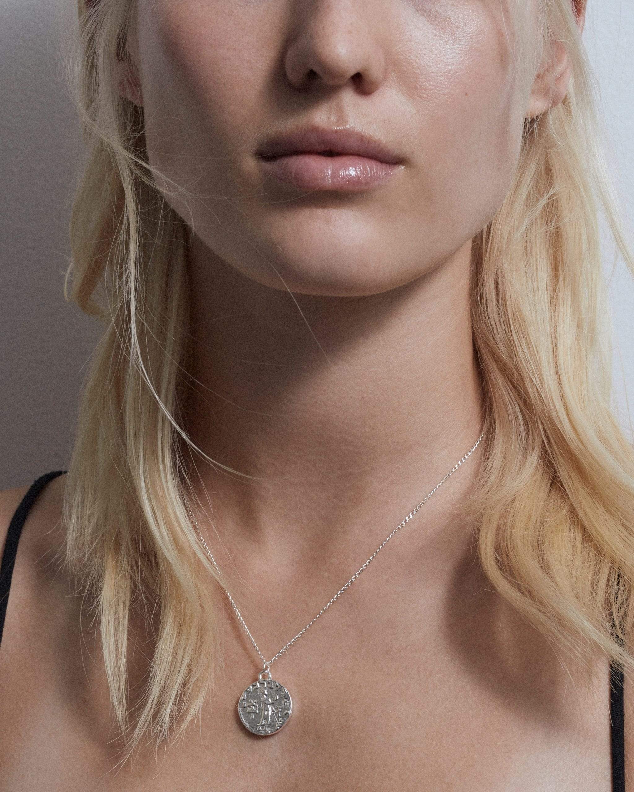 Dear Letterman Necklace Kaad Silver Necklace