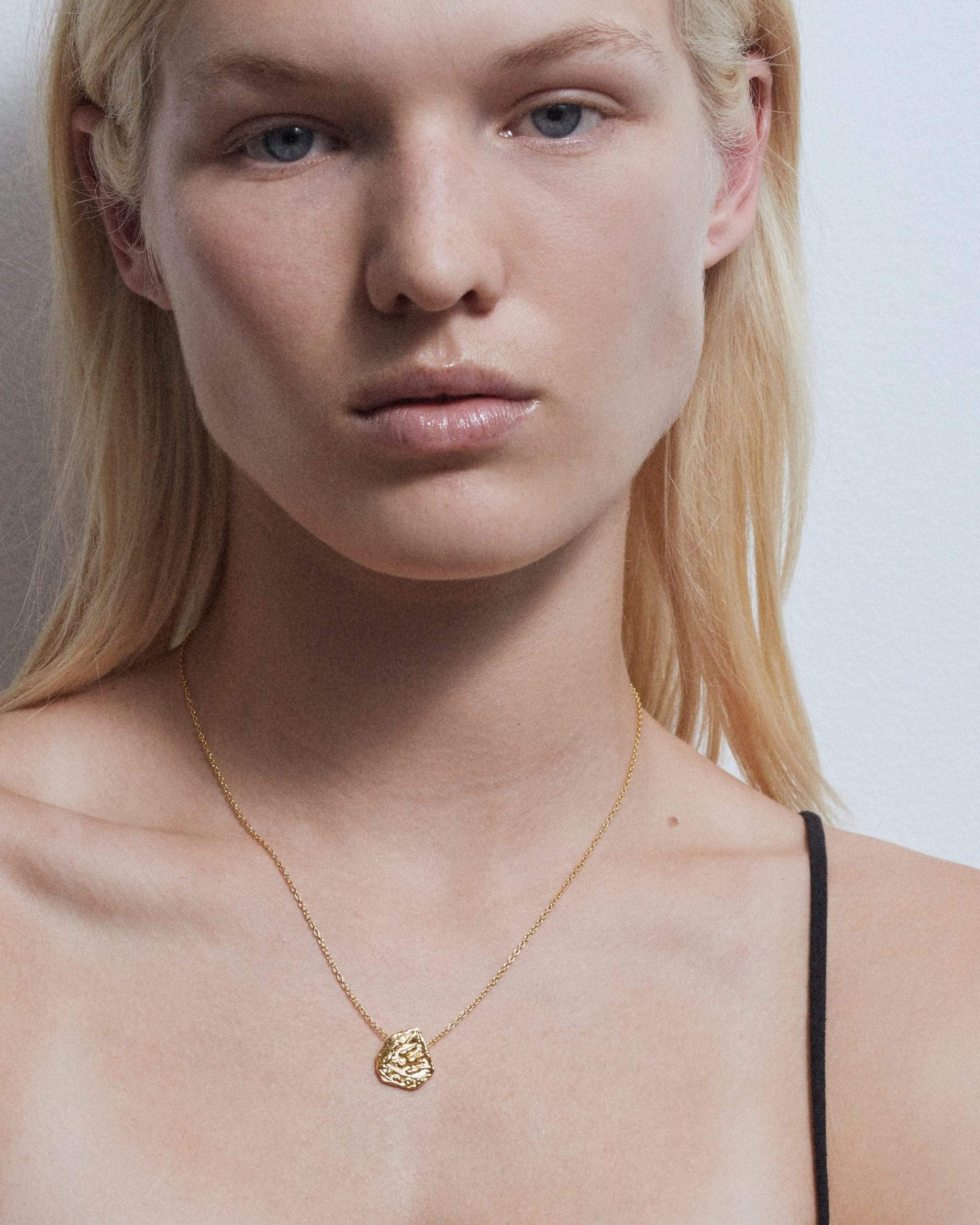 Dear Letterman Necklace 45cm Kowa Gold Necklace