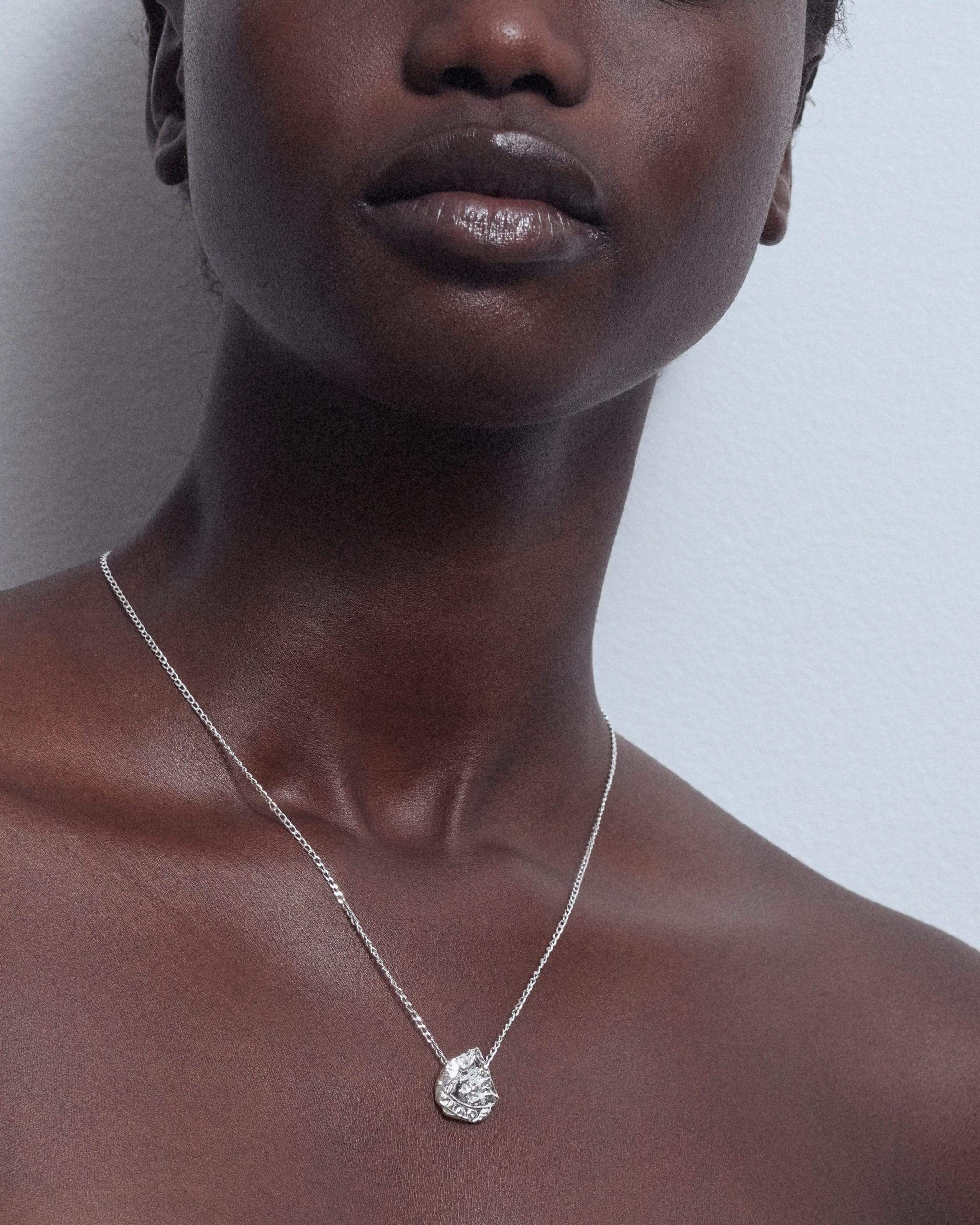 Dear Letterman Necklace 45cm Kowa Silver Necklace