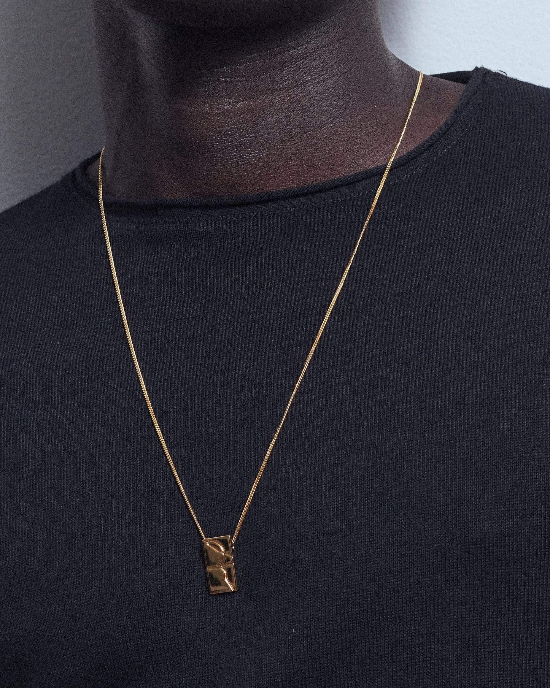 Dear Letterman Necklace Leem Gold Necklace
