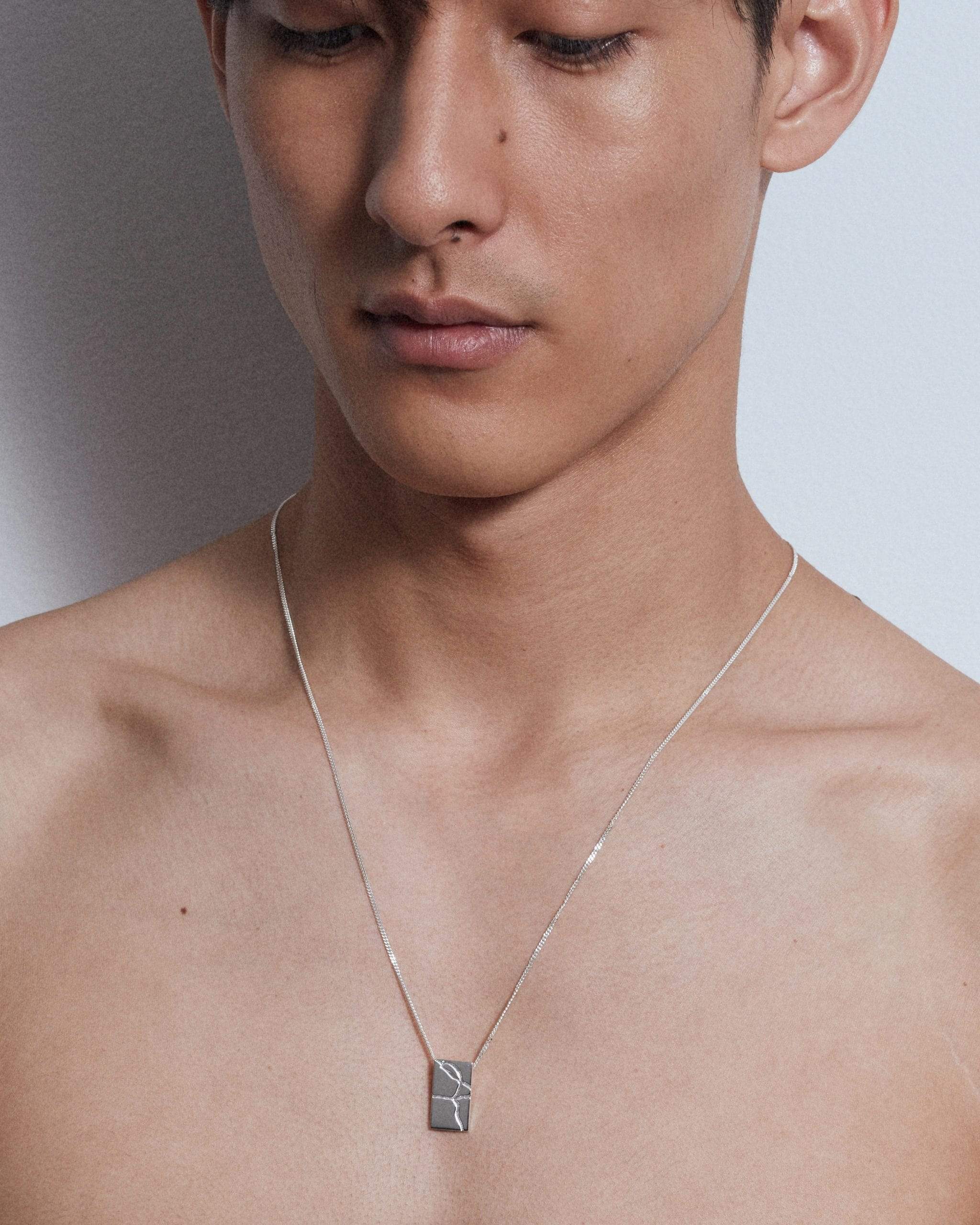 Dear Letterman Necklace Leem Silver Necklace
